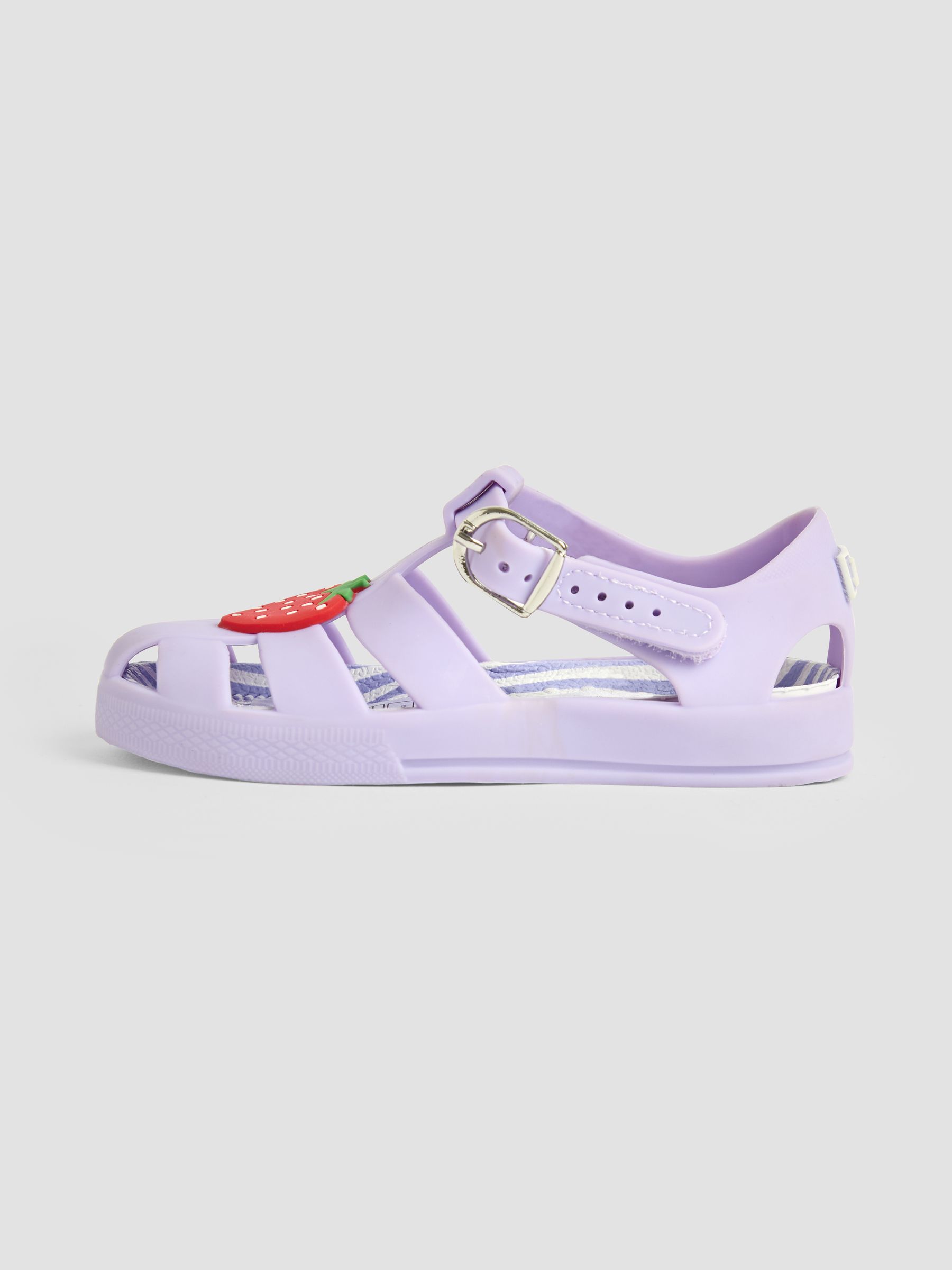 Lilac 3D Jelly Sandals - Image 4 of 4