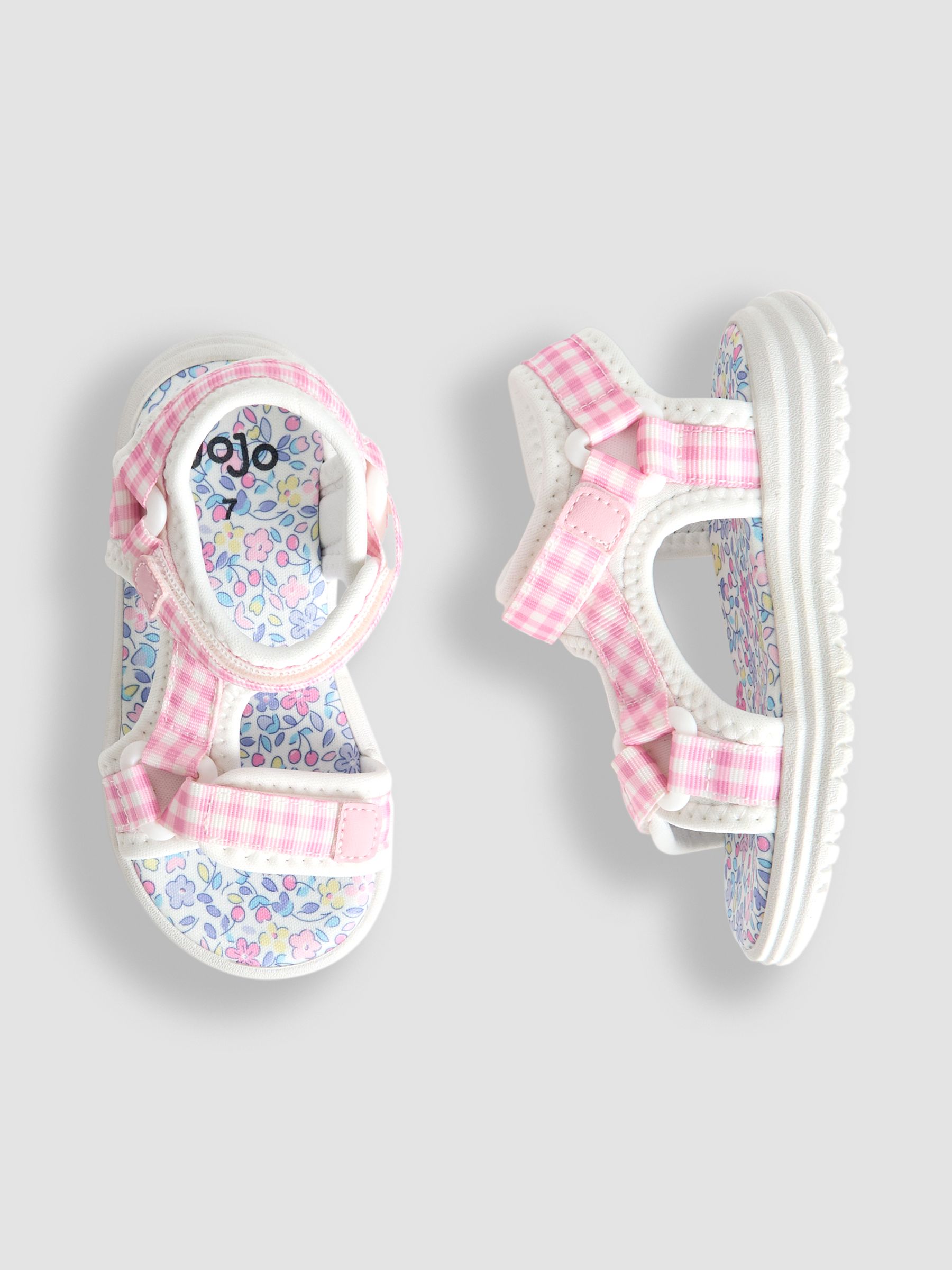 Pink Adjustable Strap Sandals - Image 3 of 4