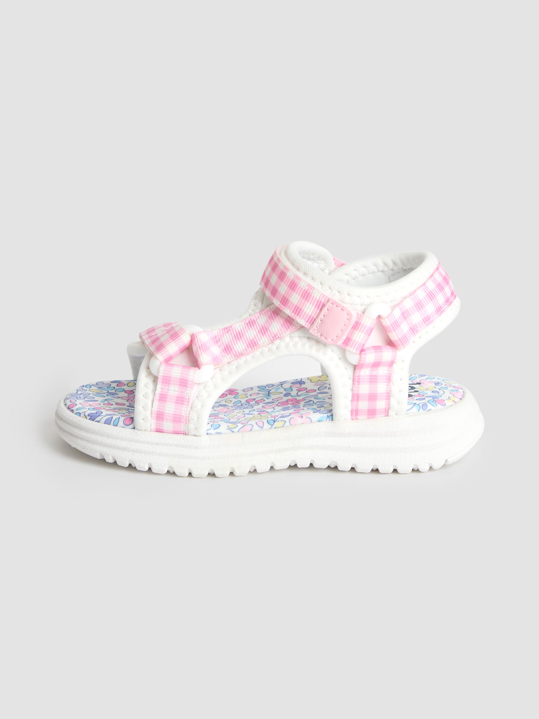 Pink Adjustable Strap Sandals - Image 4 of 4