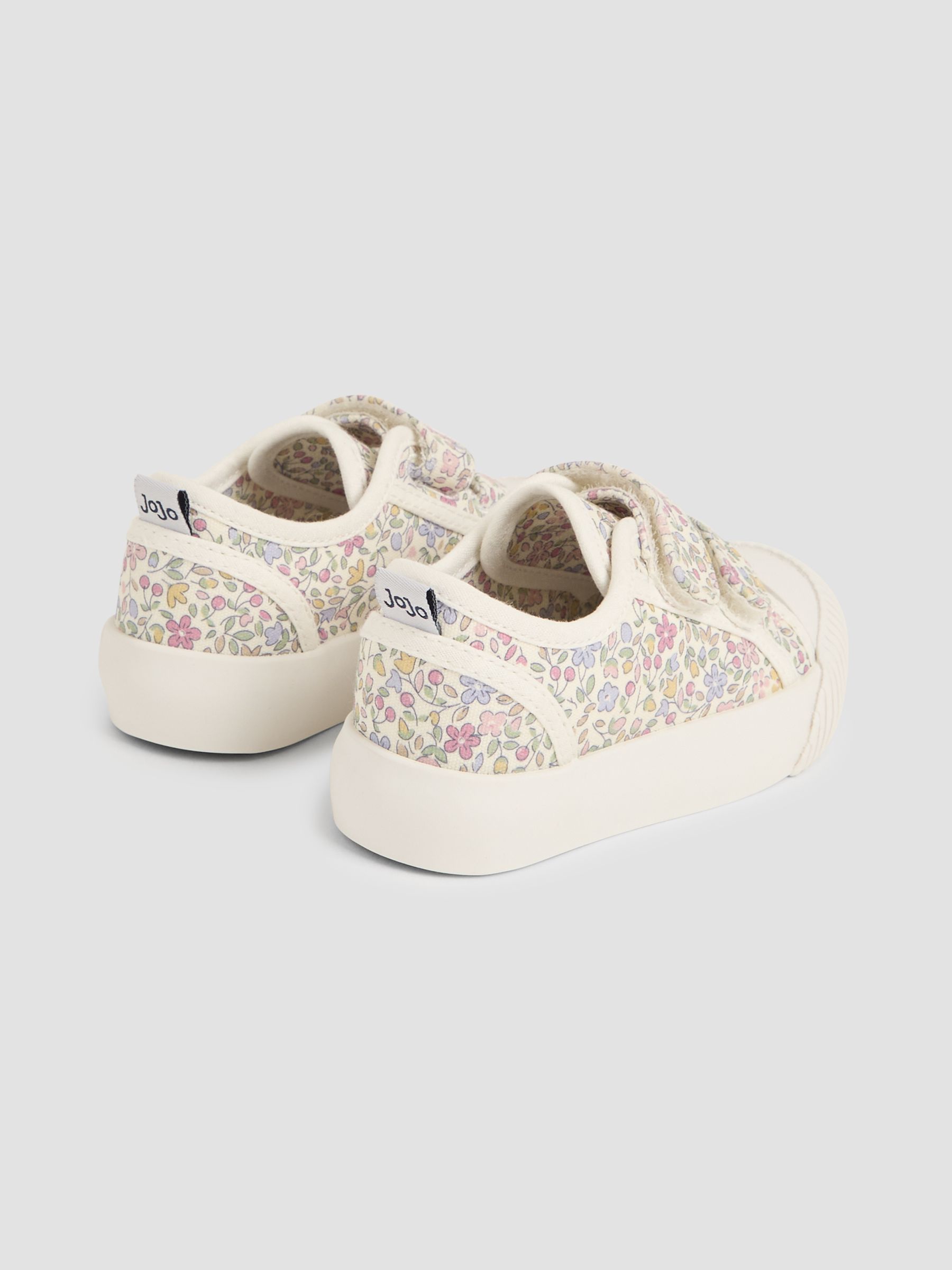 Pink Double Strap Canvas Pumps - Image 2 of 4