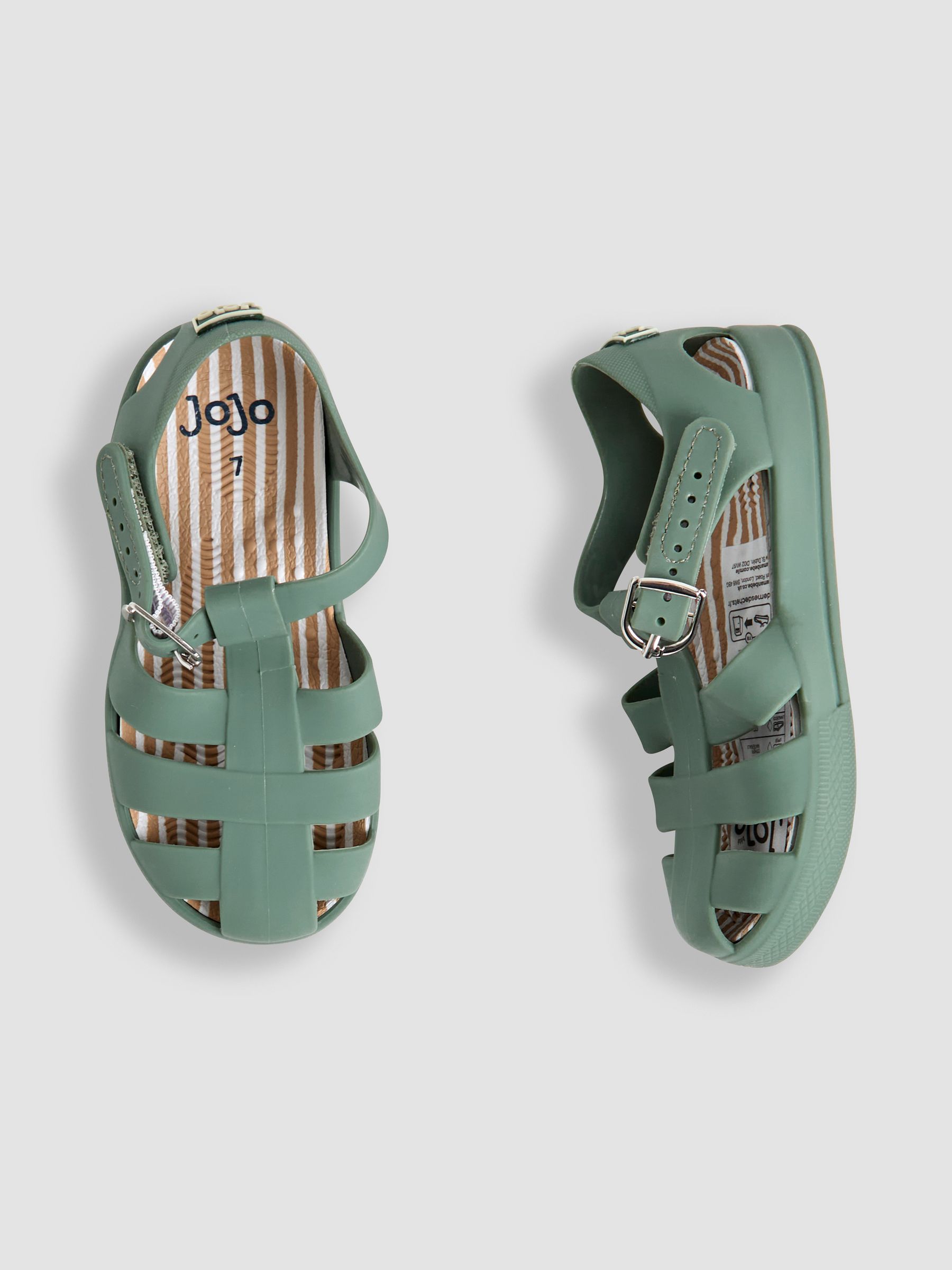Khaki Jelly Sandals - Image 3 of 4