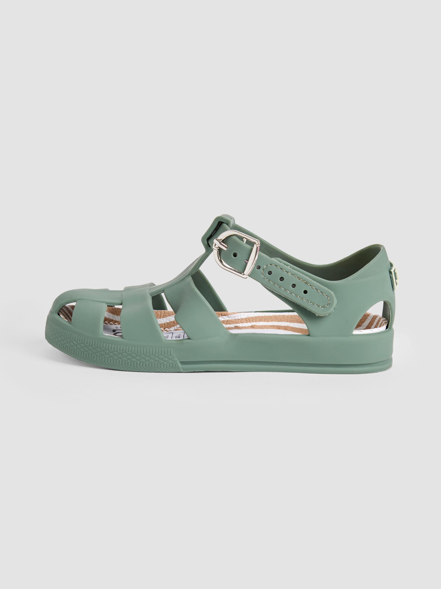 Khaki Jelly Sandals - Image 4 of 4