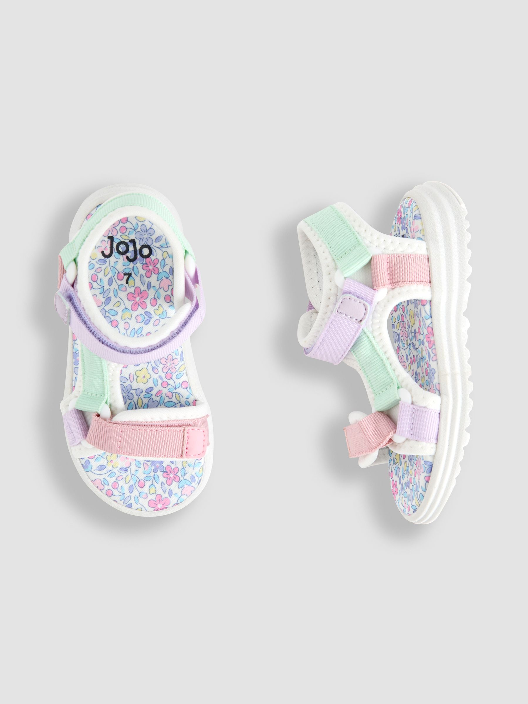 Lilac Adjustable Strap Sandals - Image 3 of 4