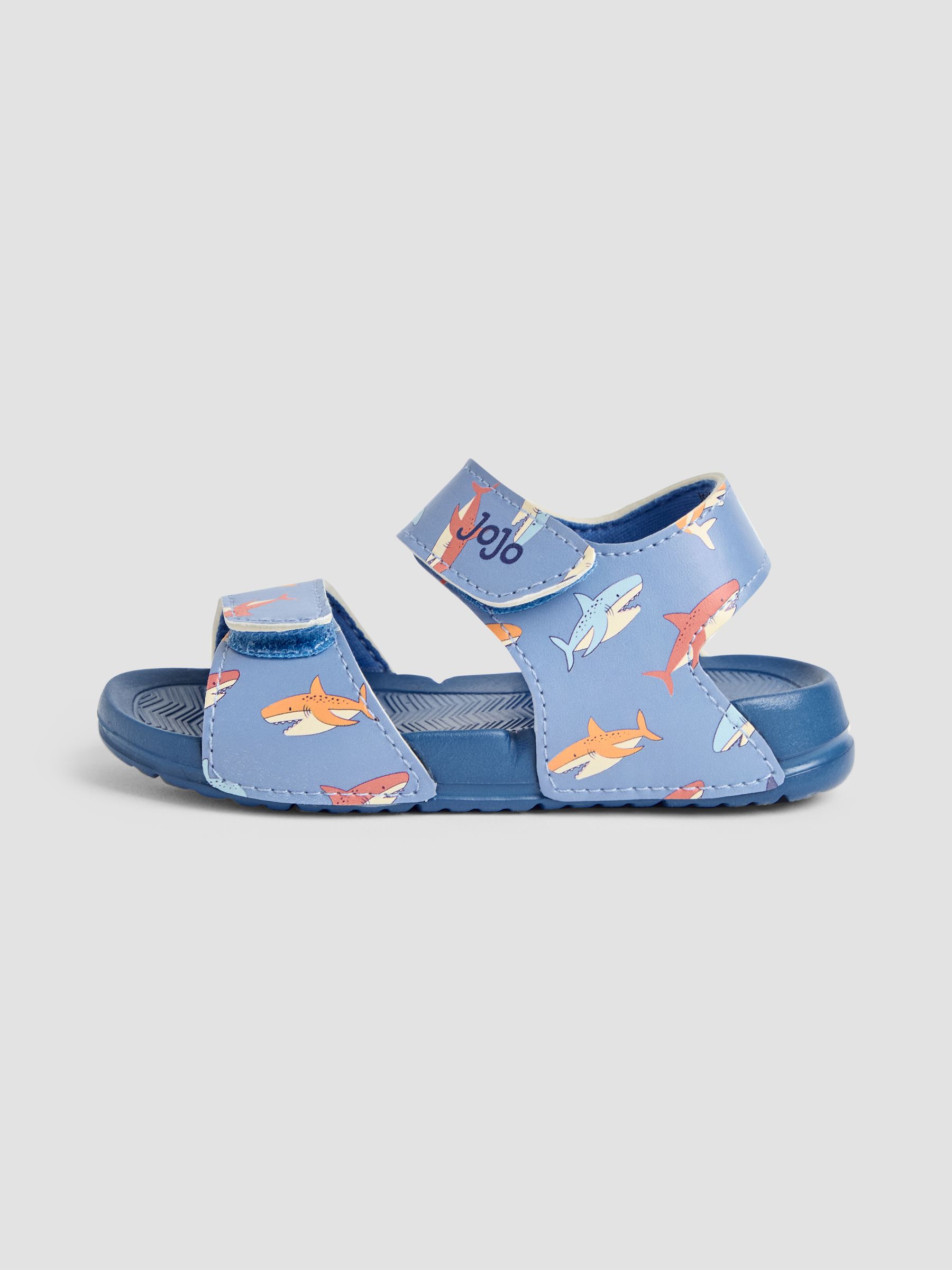 Blue Double Strap Summer Sandals - Image 4 of 4
