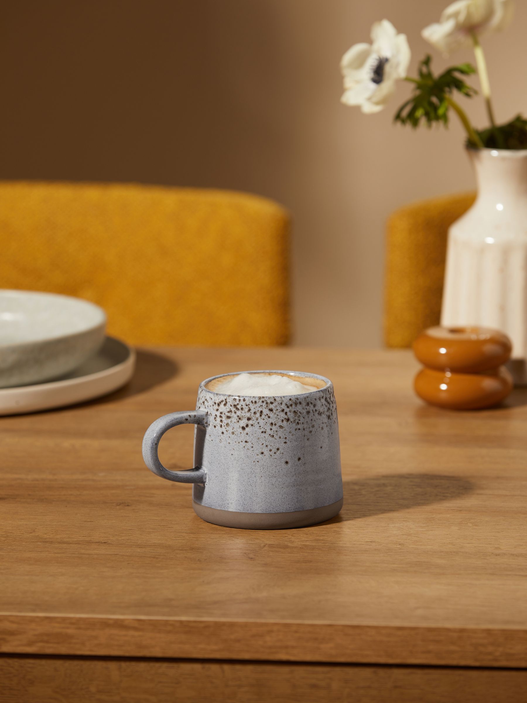 Breta Mug in White Speckle - Image 3 of 5