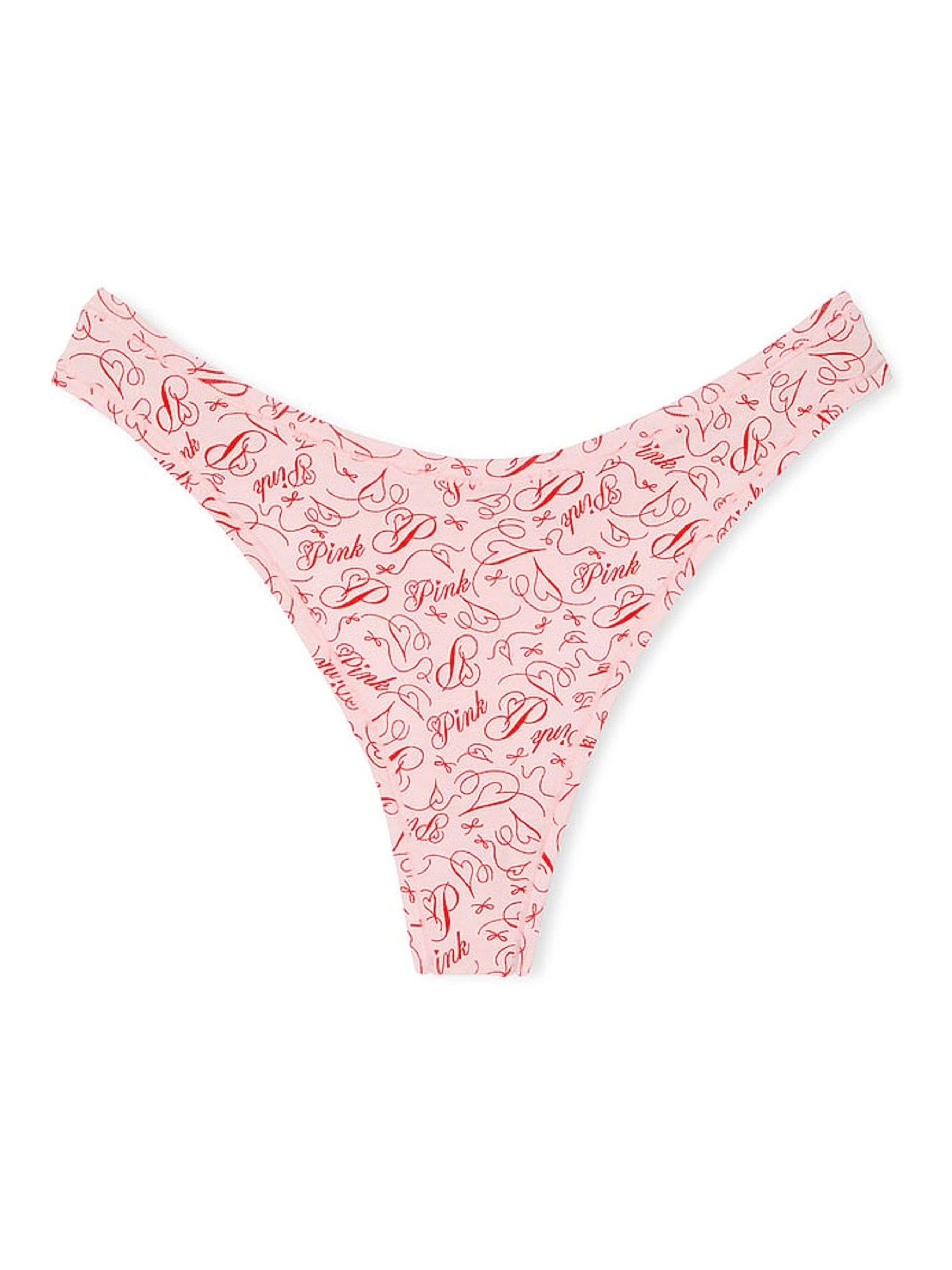 Angel Pink Thong Cotton Knickers - Image 3 of 3
