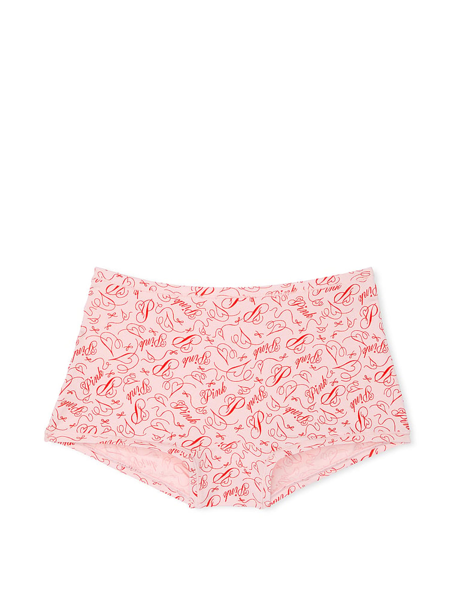 Angel Pink Cotton Boyshort Knickers - Image 3 of 3