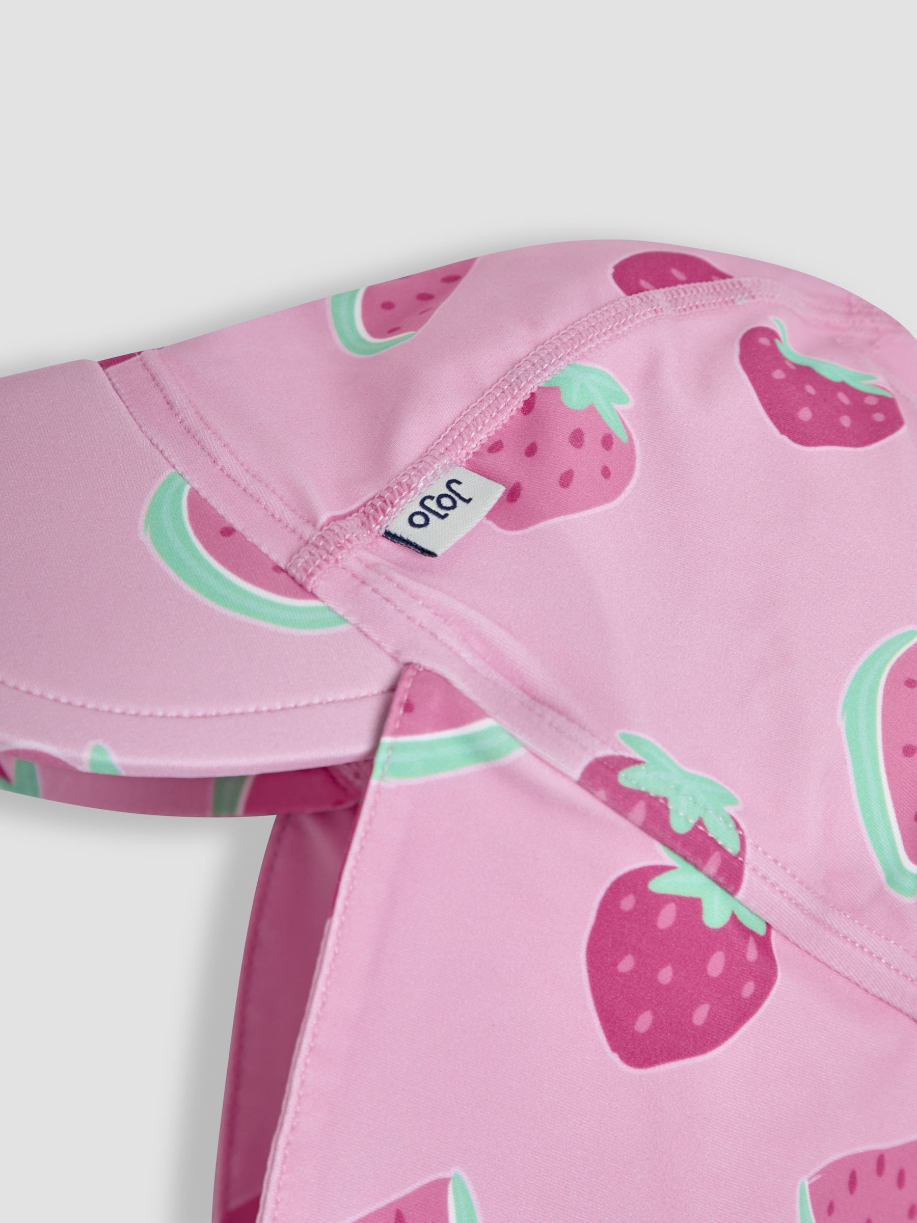 Pink Strawberry Sun Protection Hat - Image 2 of 3