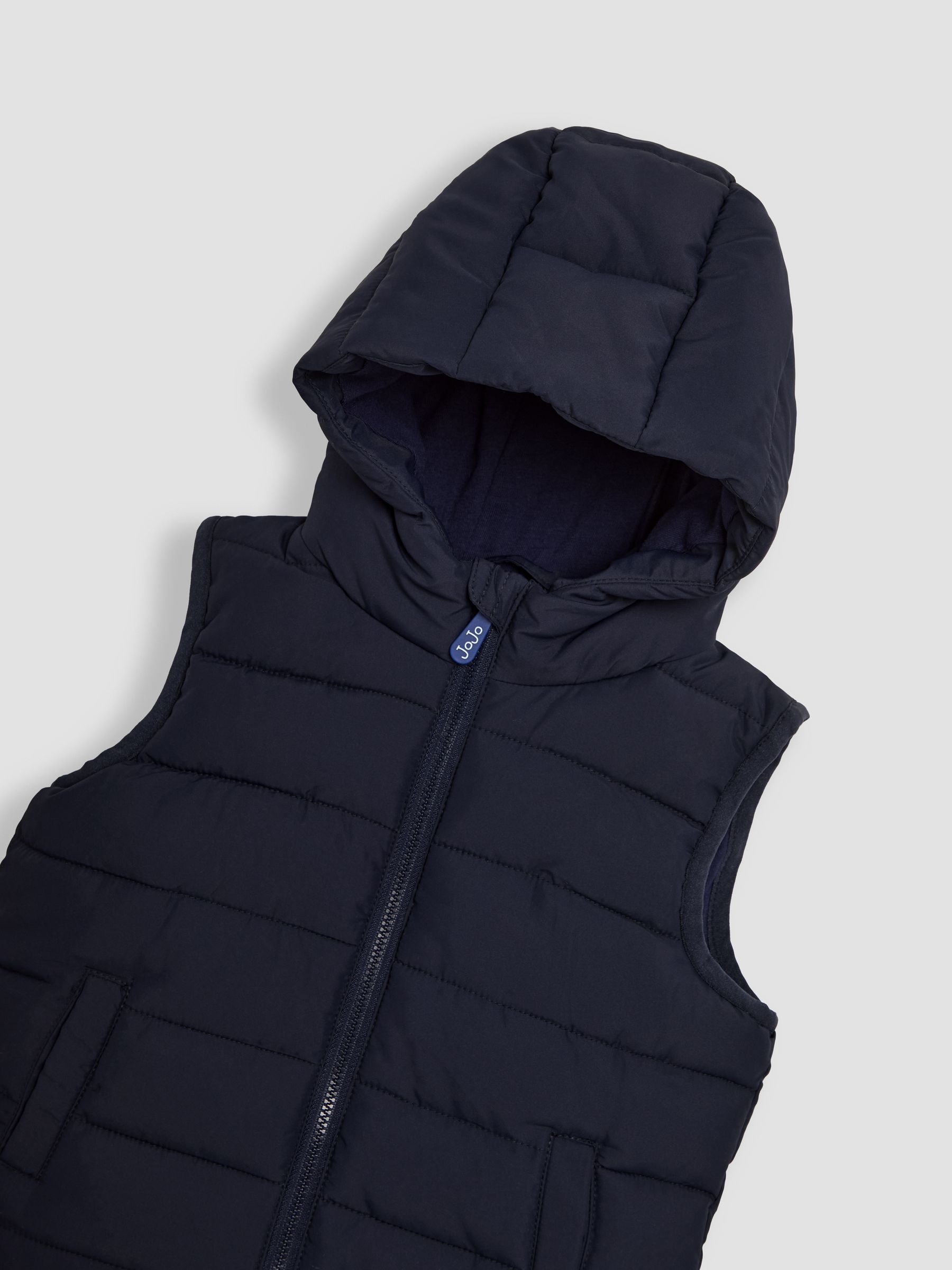 Navy Quilted Puffer Gilet - Image 3 of 3