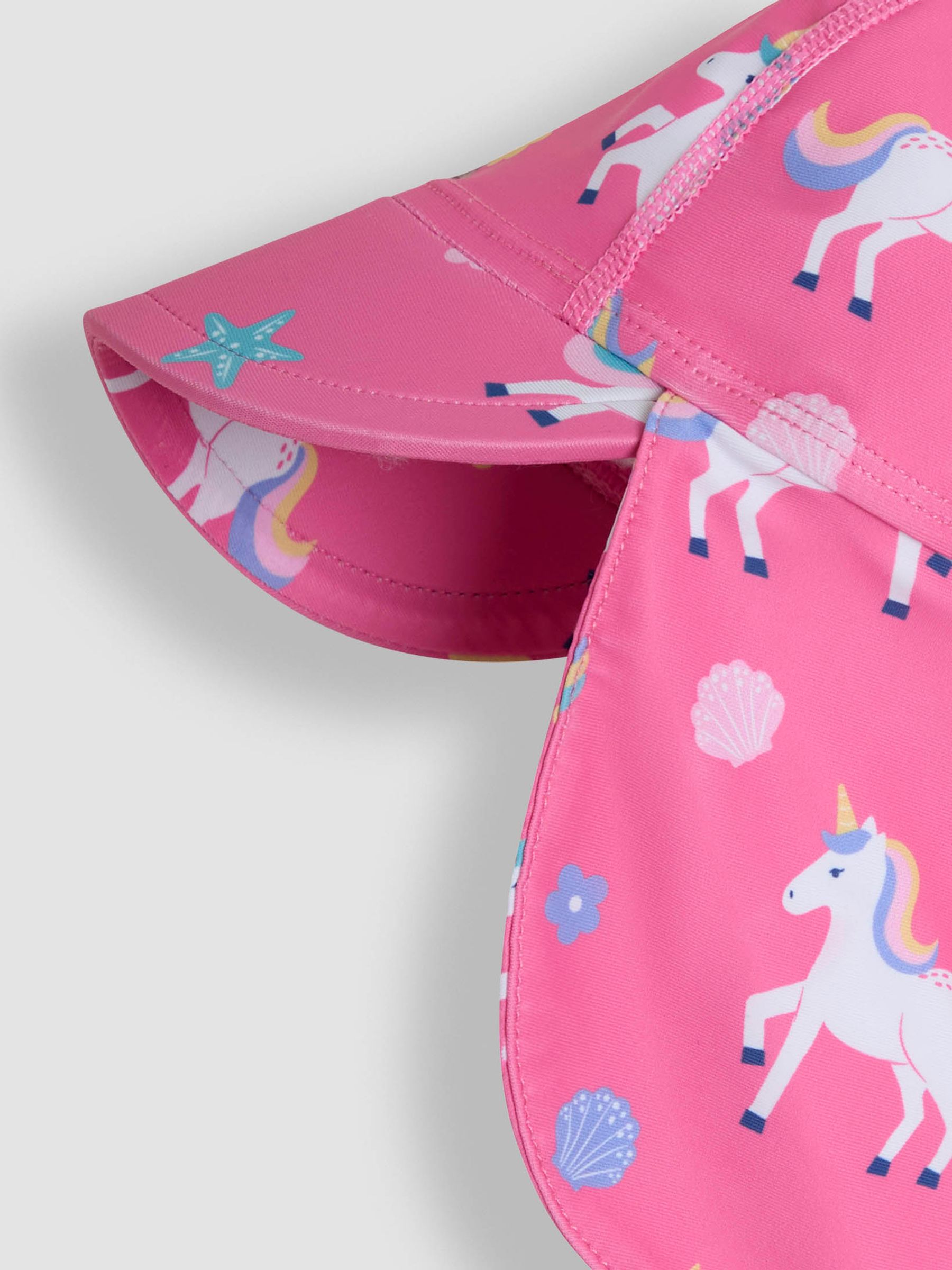 Fuchsia Unicorn Sun Protection Hat - Image 2 of 3