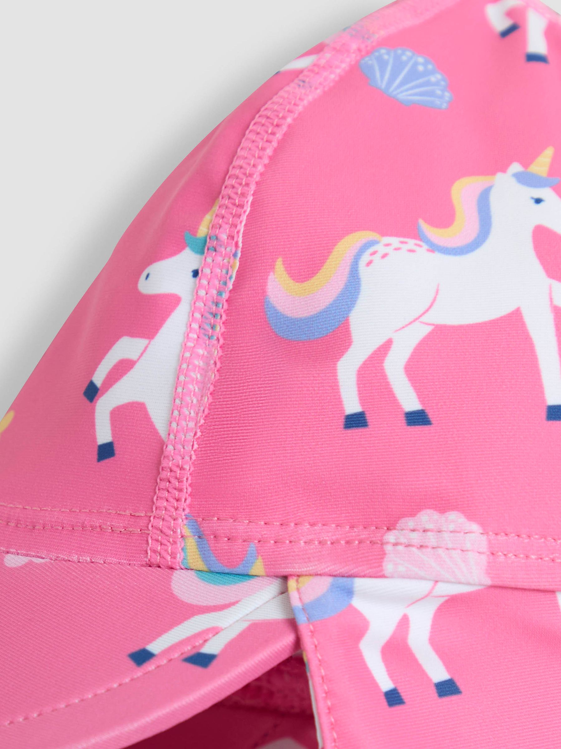 Fuchsia Unicorn Sun Protection Hat - Image 3 of 3