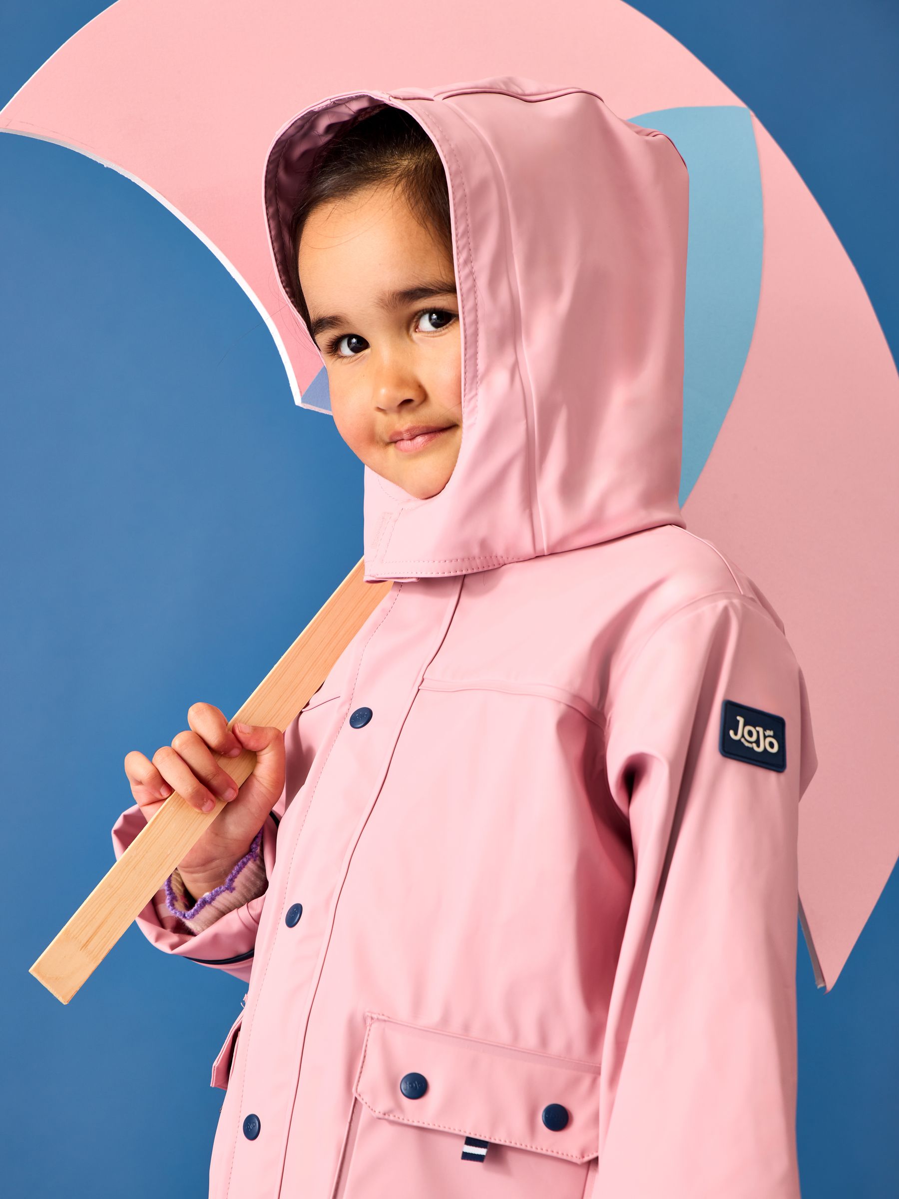 Dusky Pink Fishermans Jacket JoJo Maman Bébé