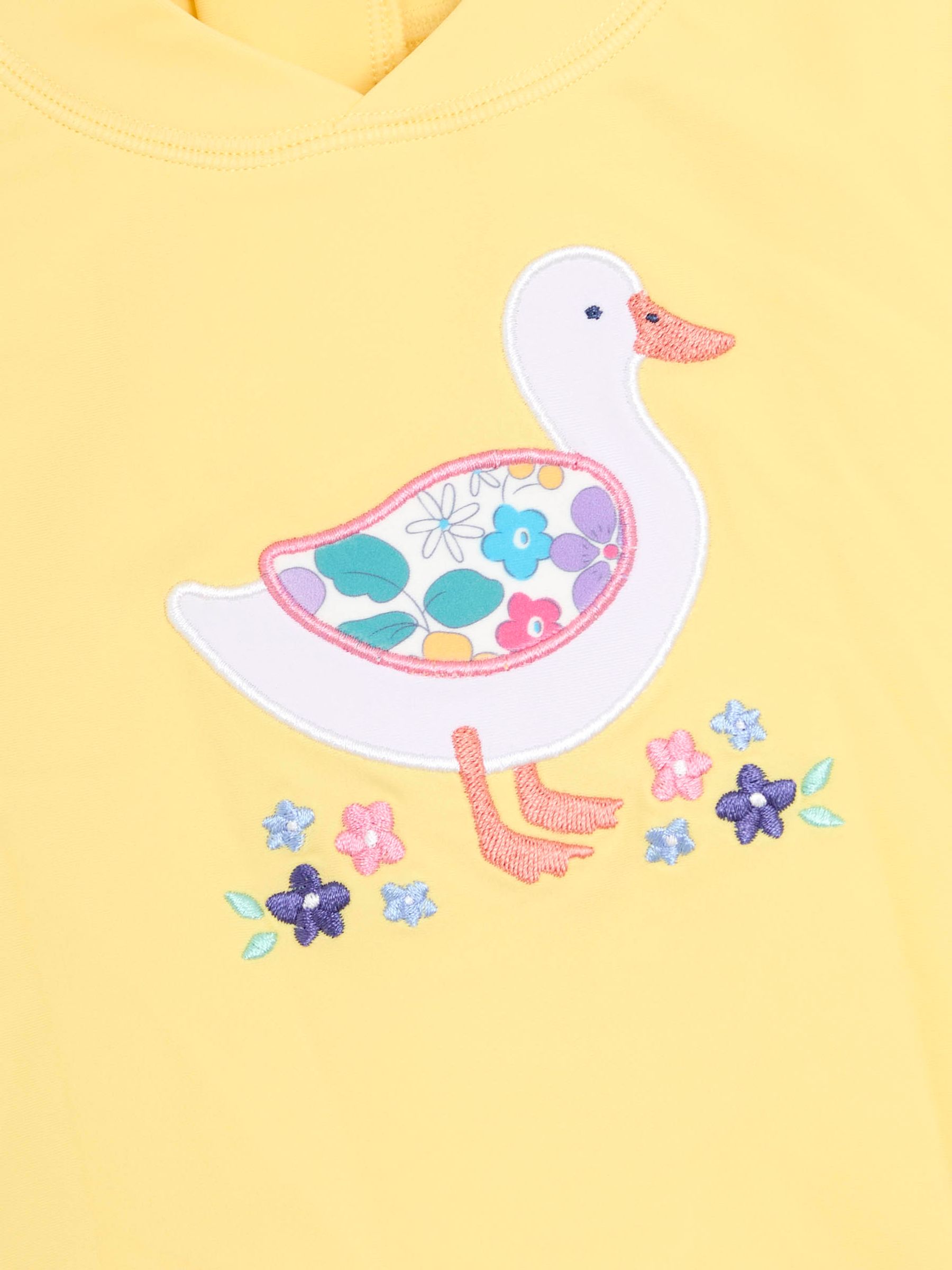 Yellow Appliqué Sun Protection Rash Vest - Image 3 of 3
