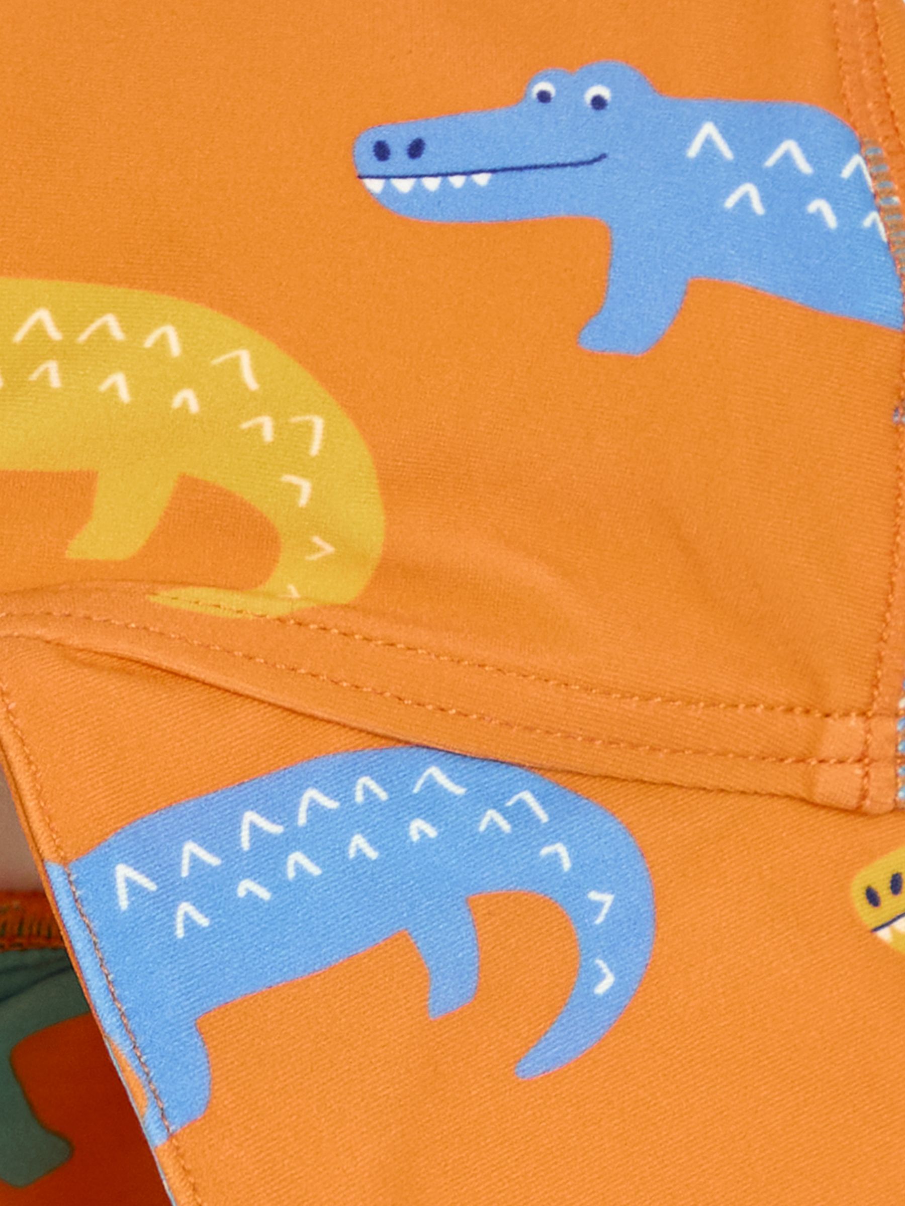 Orange Crocodile UV Sun Protection Swim Hat - Image 8 of 8