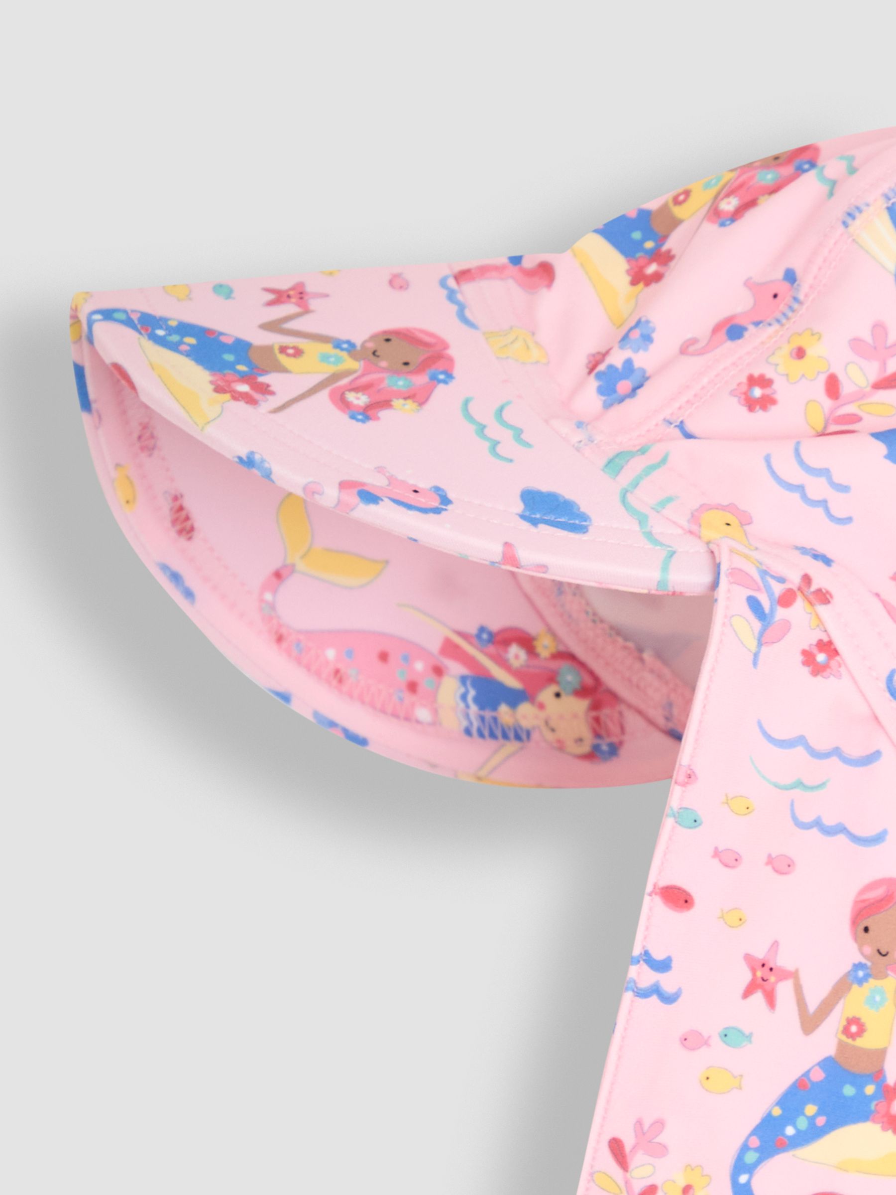 Pale Pink Sun Protection Hat - Image 2 of 3
