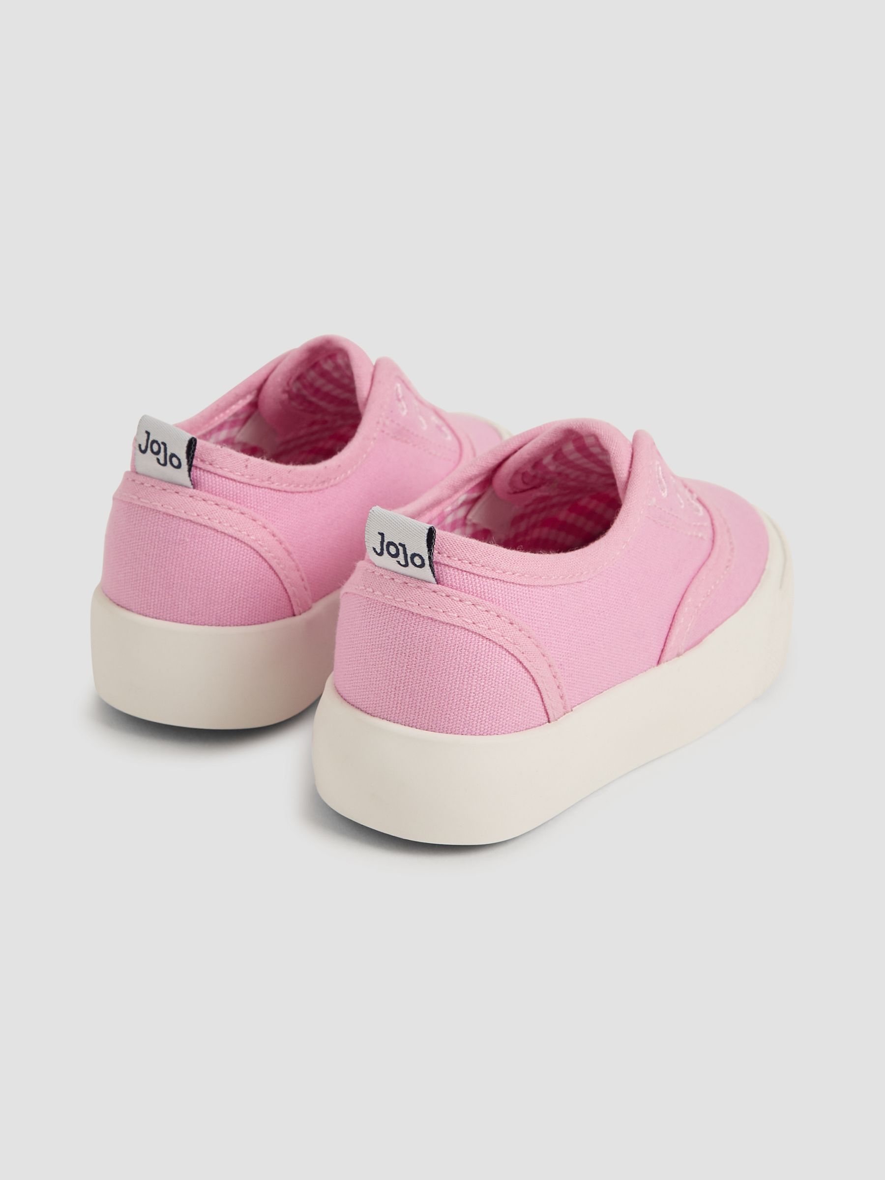 Pink Canvas Plimsole Shoes - Image 2 of 4