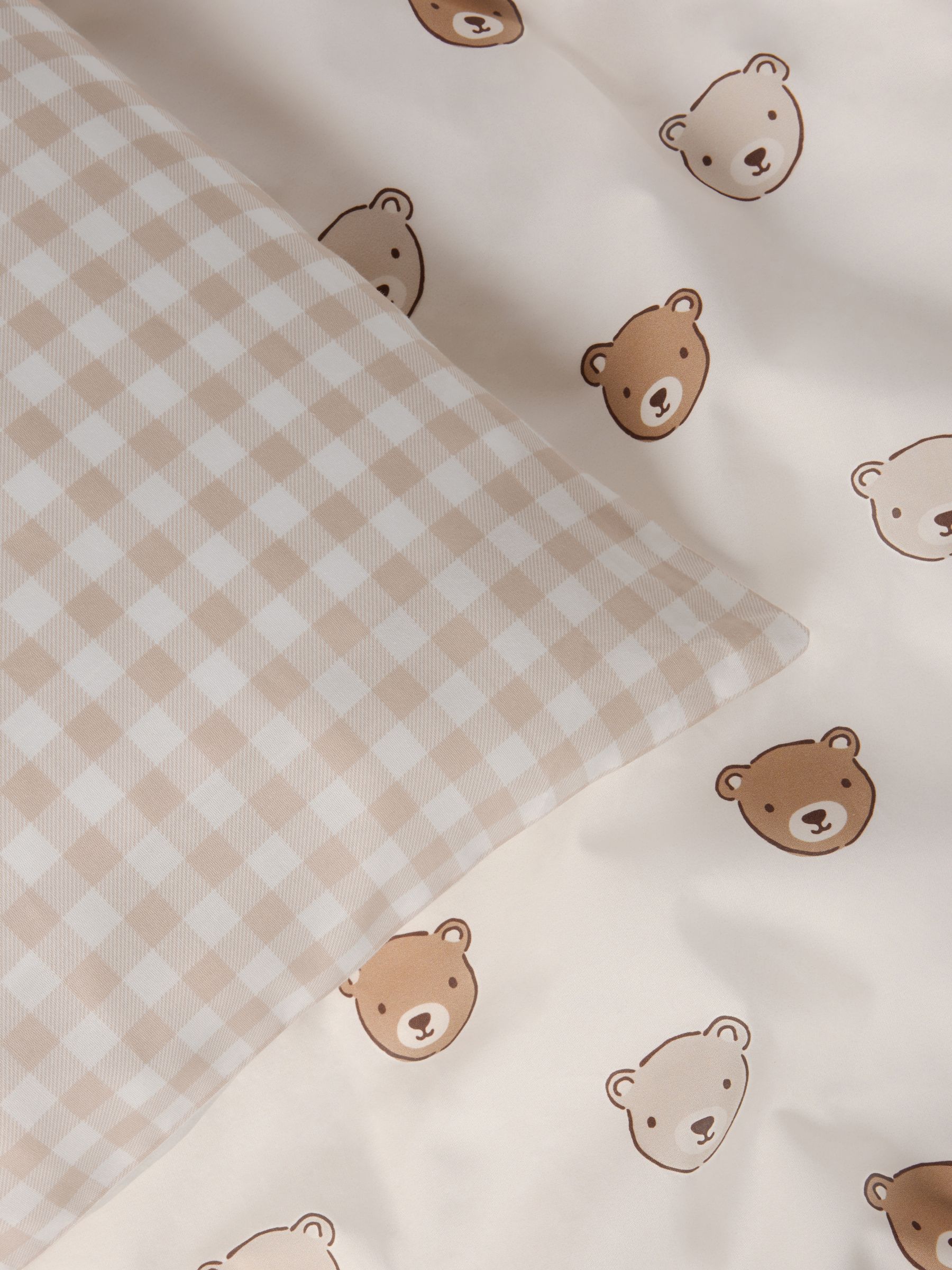 Bear 180 Thread Count Duvet Cover and Pillowcase Set - Image 5 of 10