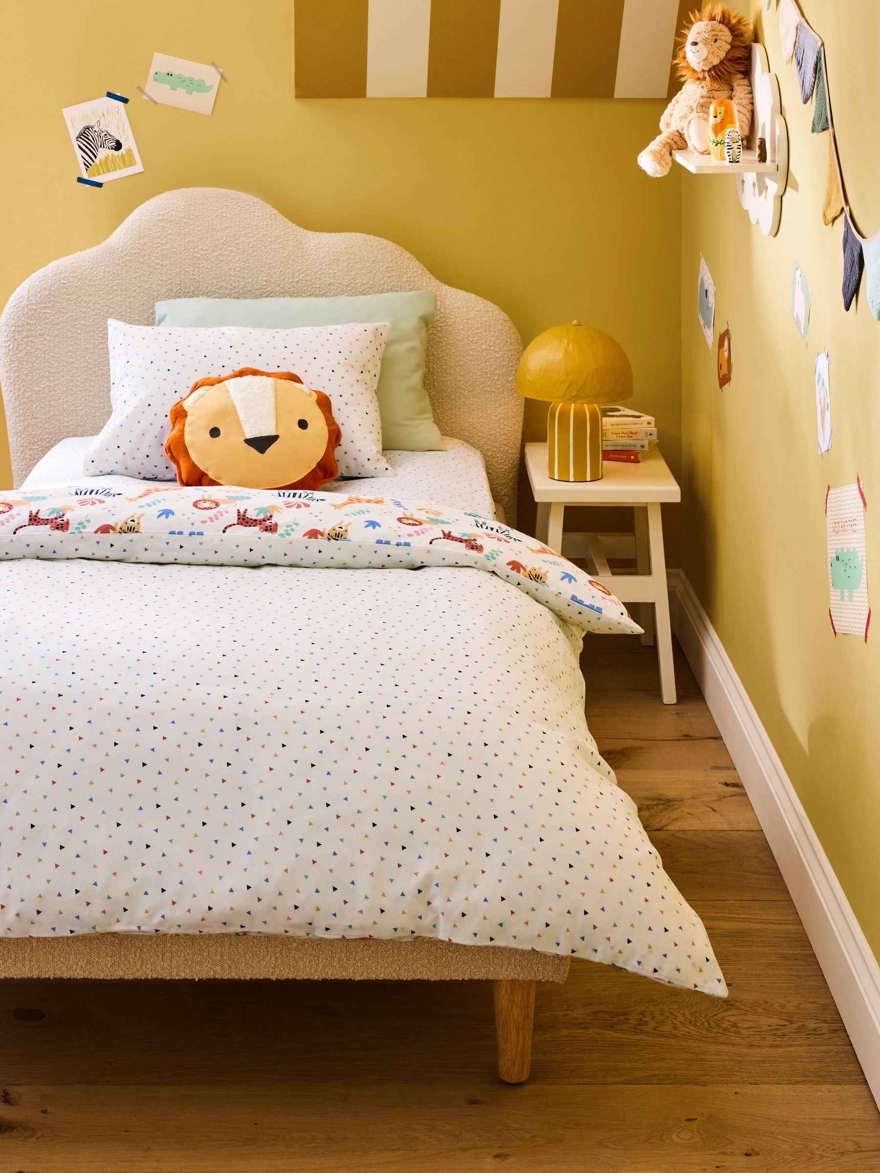 Safari 180 Thread Count Duvet Cover and Pillowcase Set - Image 2 of 9