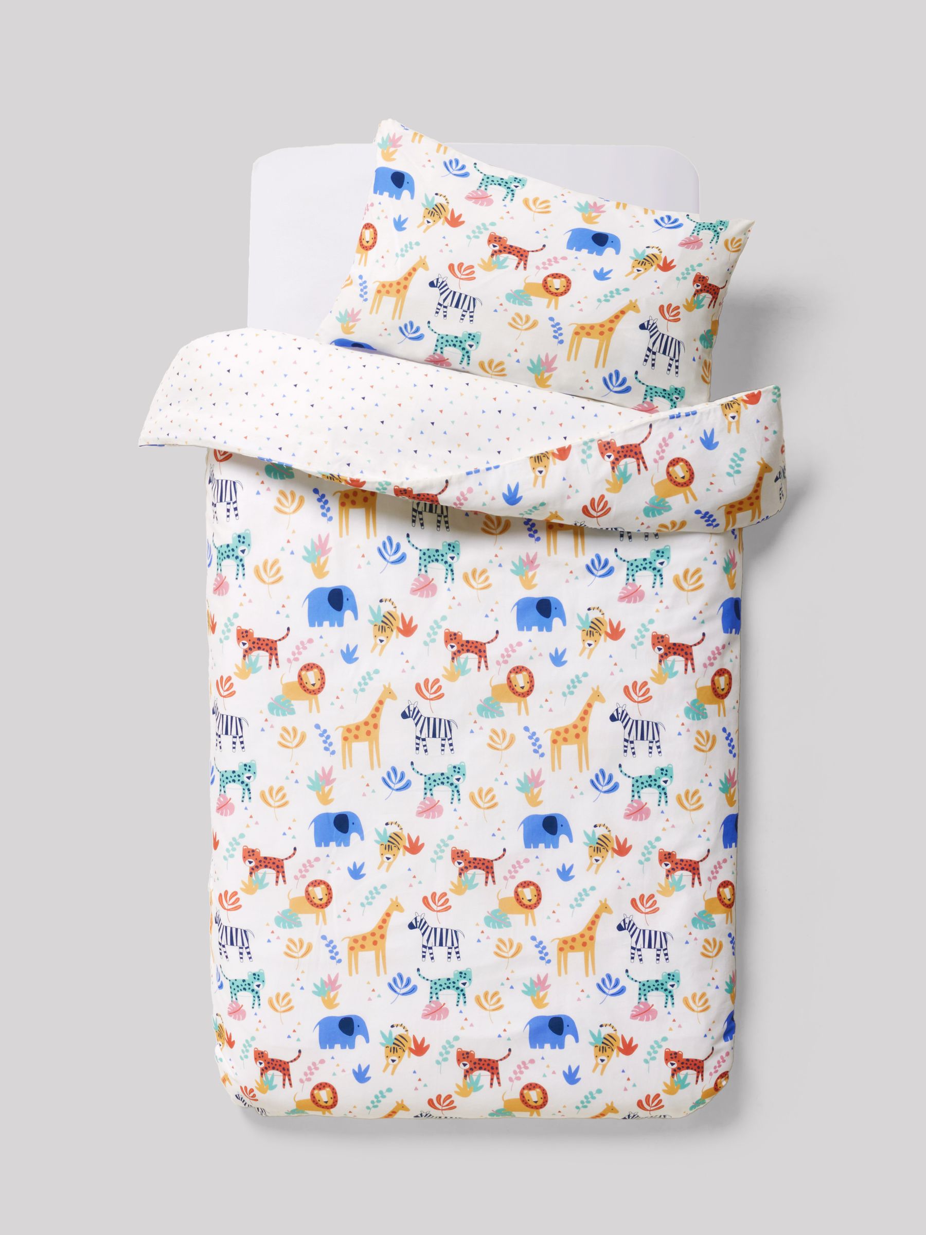 Safari 180 Thread Count Duvet Cover and Pillowcase Set - Image 5 of 9