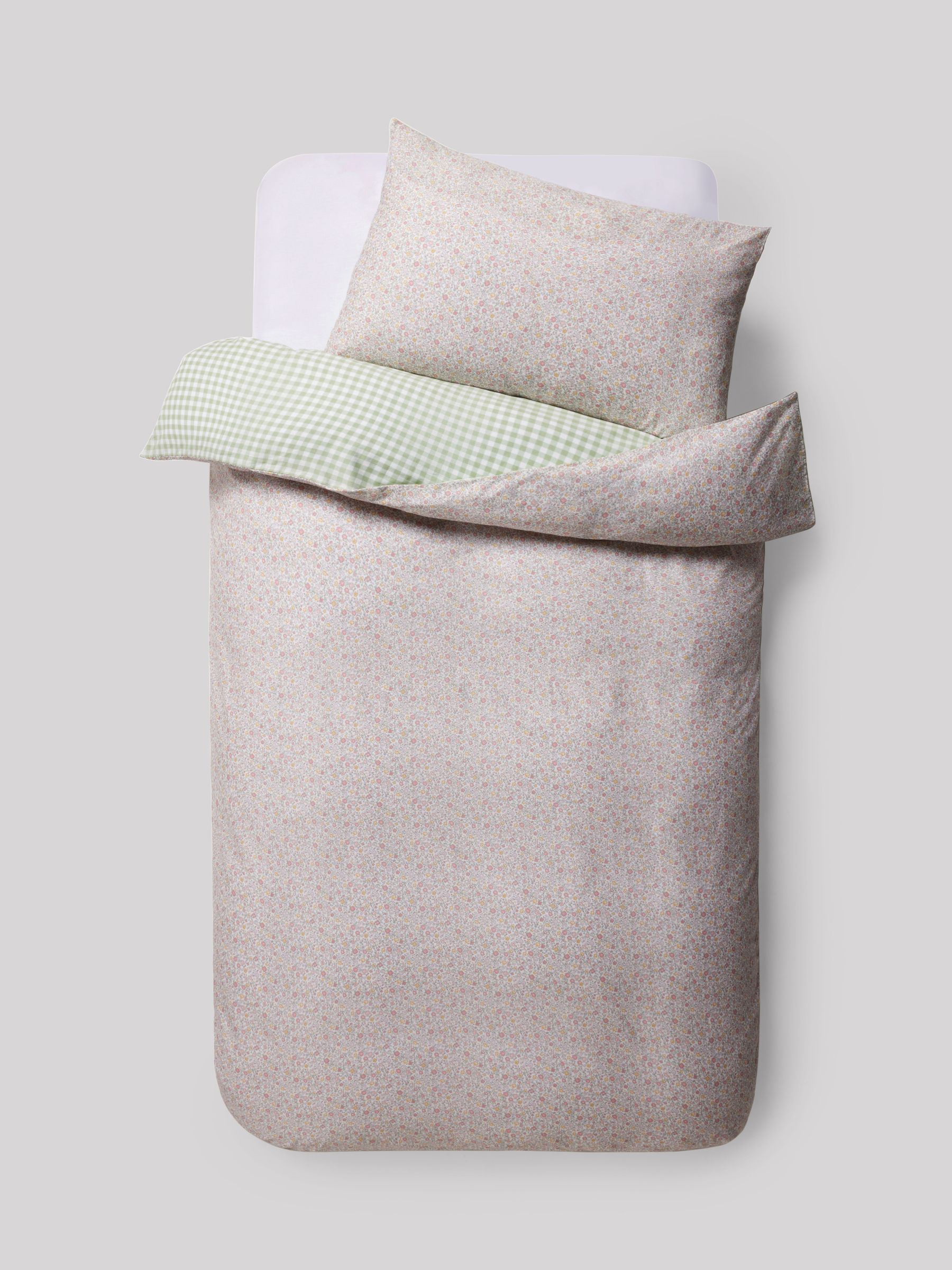 Ditsy 180 Thread Count Duvet Cover and Pillowcase Set - Image 9 of 10