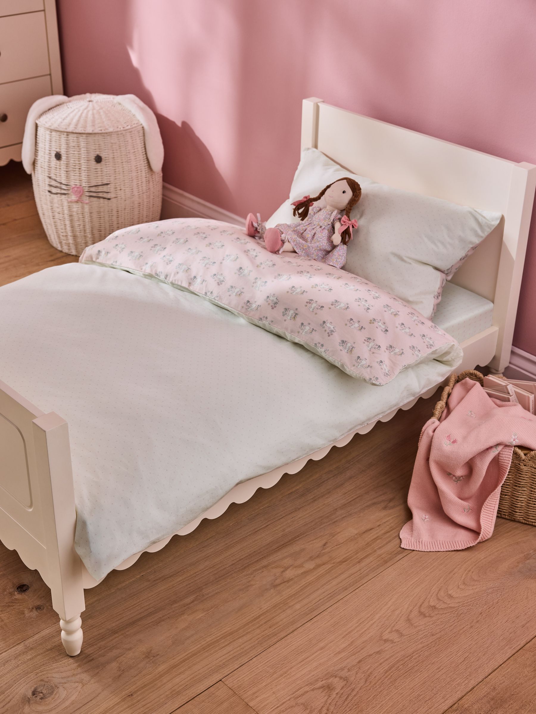 Bunny Meadow 180 Thread Count Duvet Cover and Pillowcase Set - Image 2 of 8