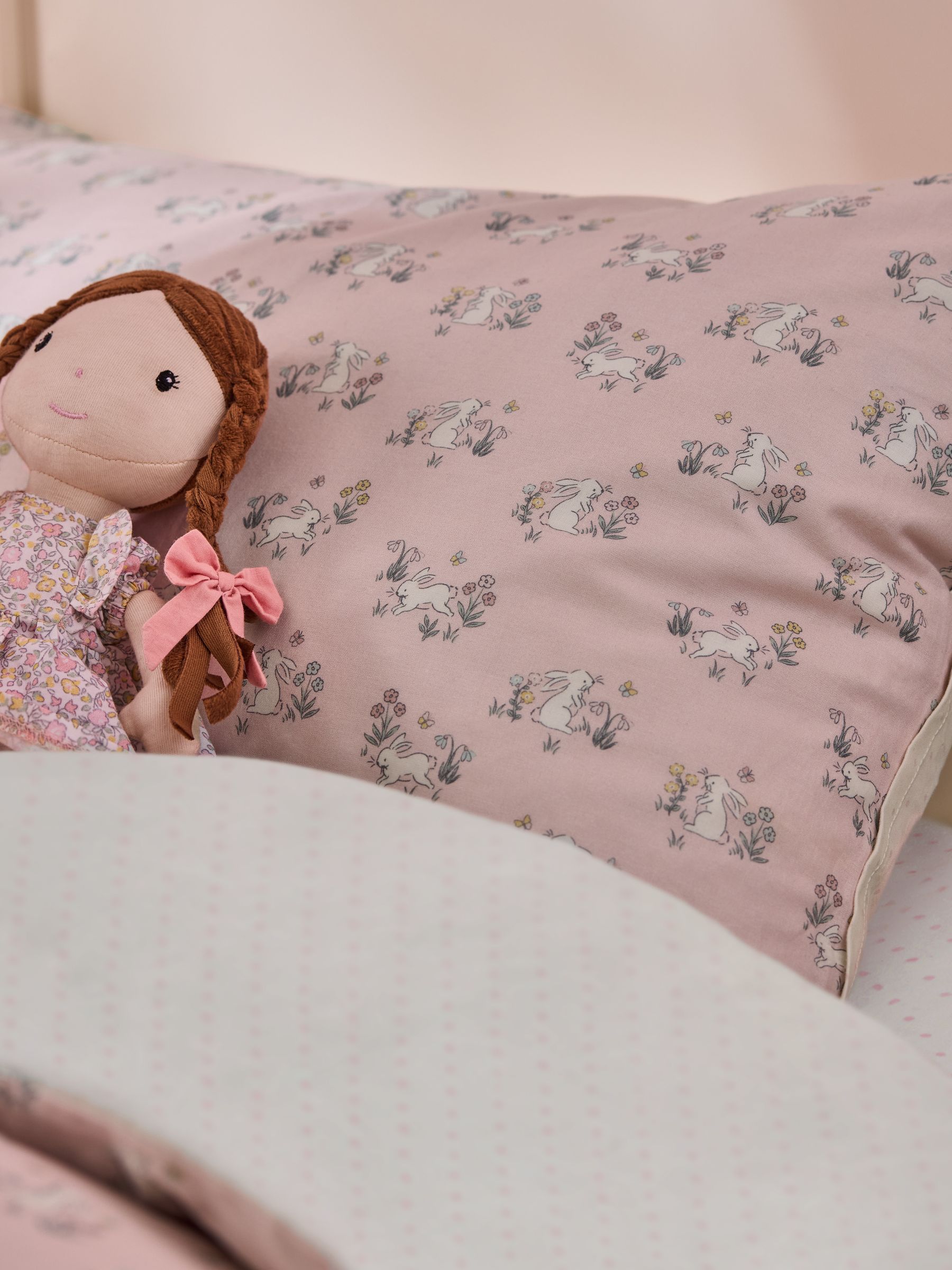 Bunny Meadow 180 Thread Count Duvet Cover and Pillowcase Set - Image 3 of 8