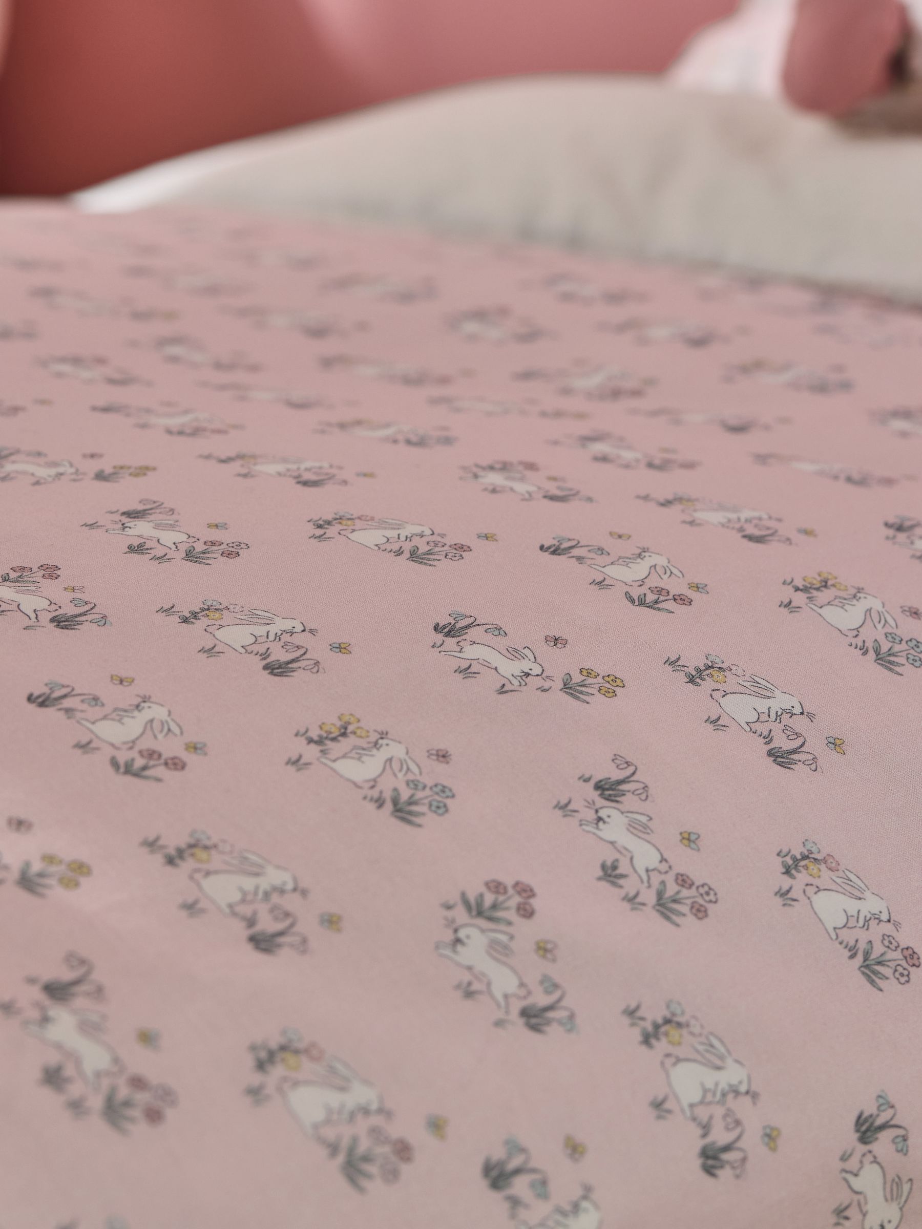 Bunny Meadow 180 Thread Count Duvet Cover and Pillowcase Set - Image 6 of 8