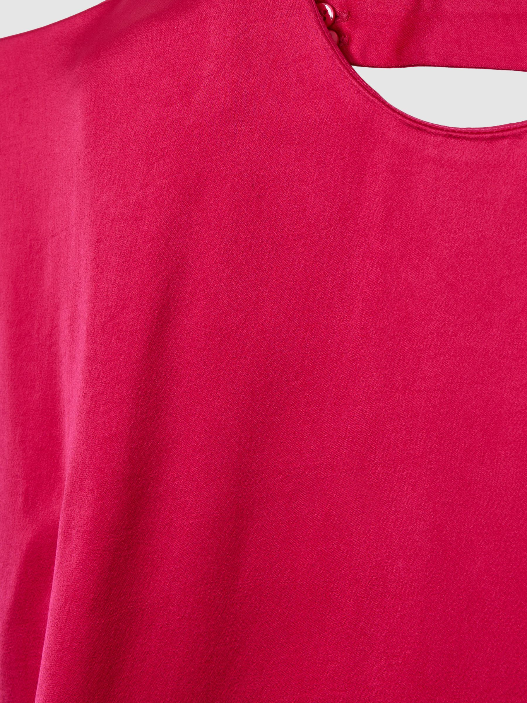 Satin Sleeveless Tunic Dress in Pink - Image 6 of 6
