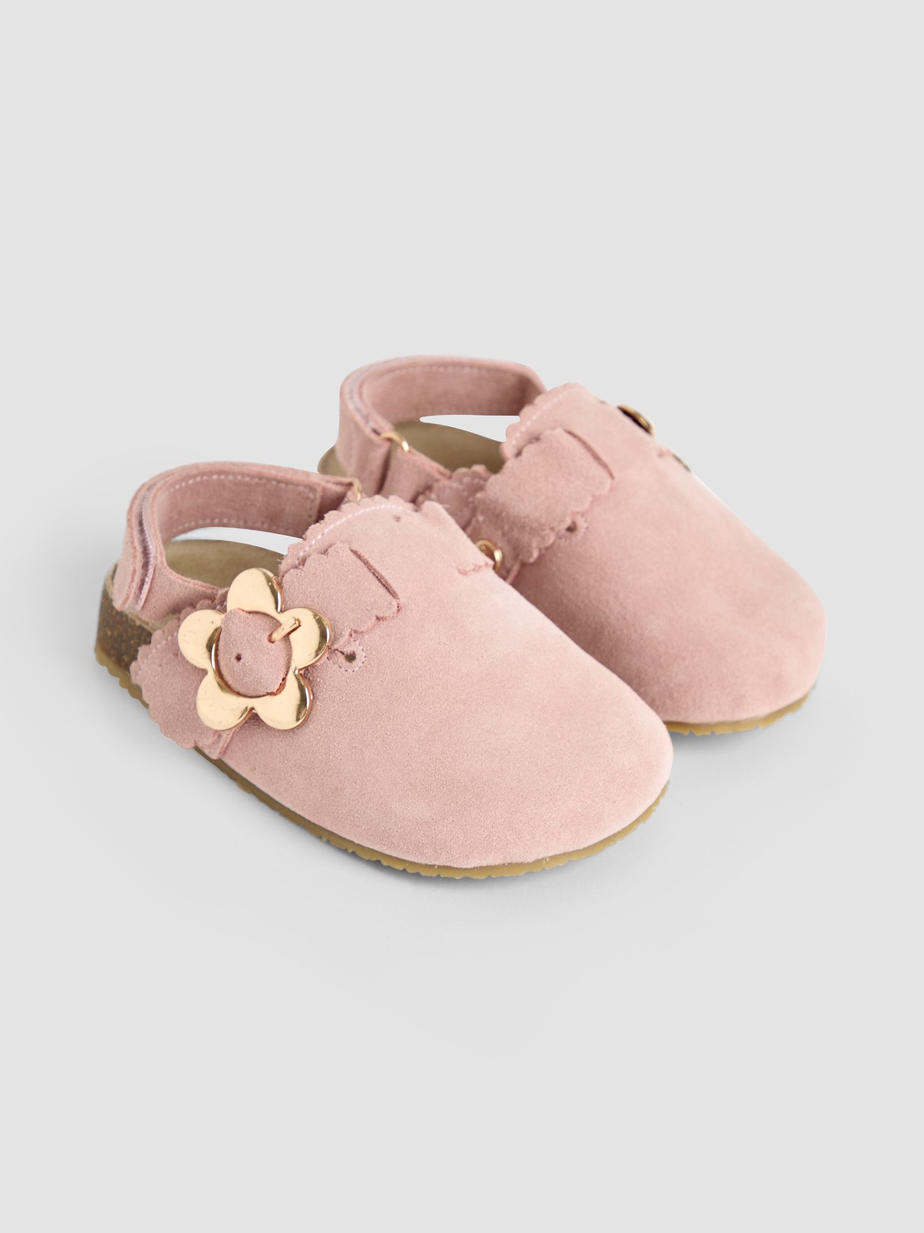 Dusky Pink Slip-On Clogs - Image 1 of 5