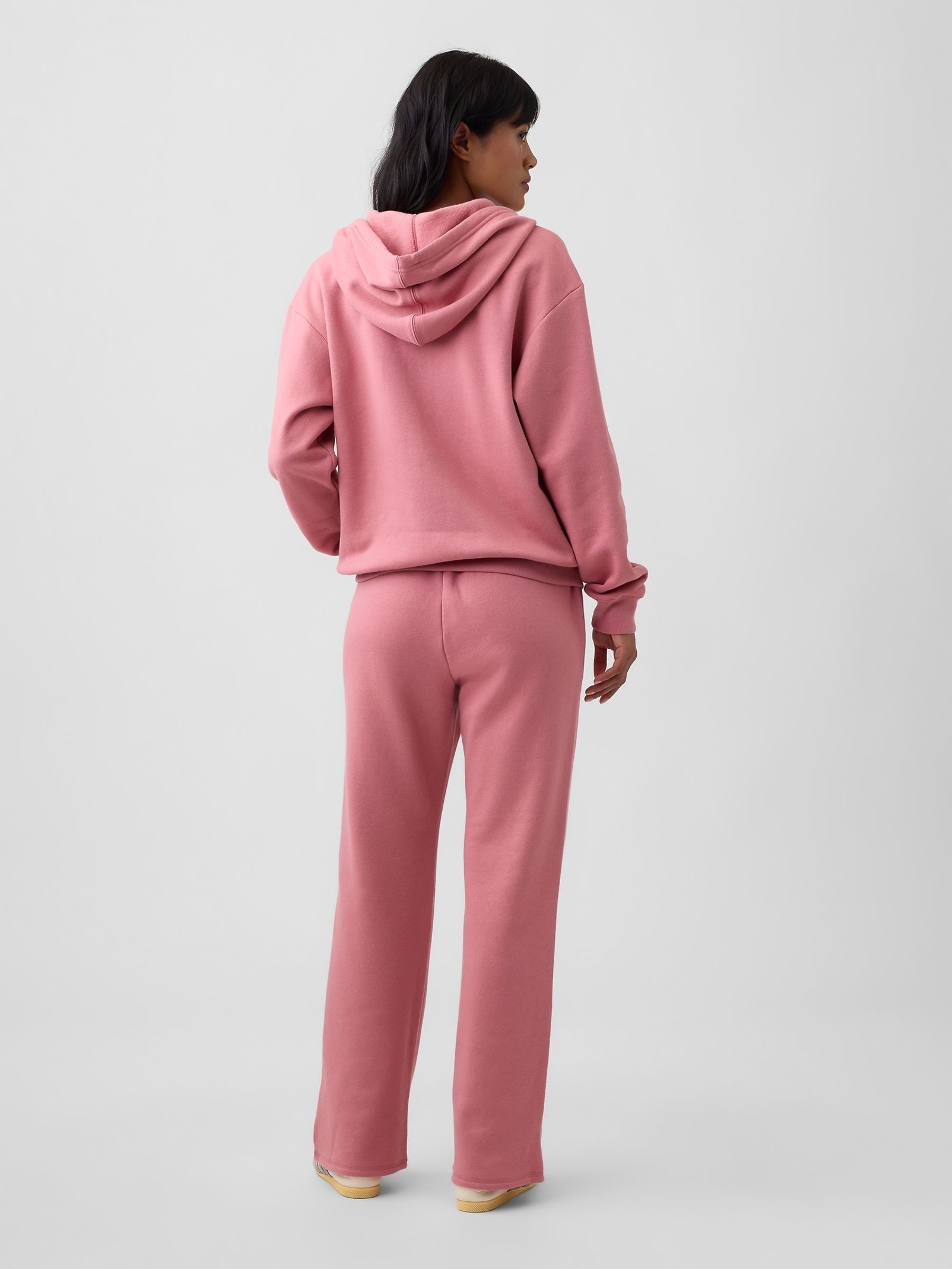 Rose Pink Logo Straight Joggers - Image 2 of 5