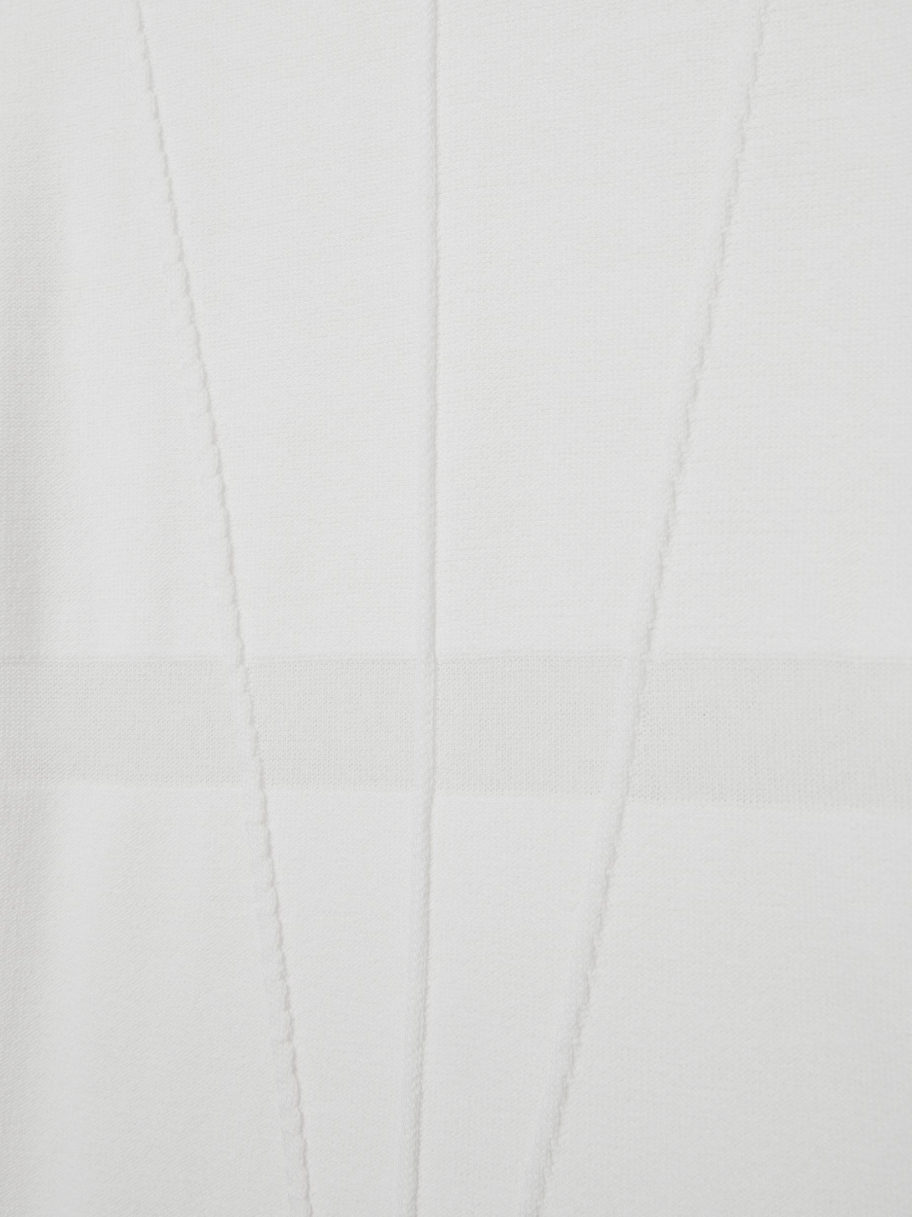 Seamed Crew-Neck Jumper in White - Image 6 of 6