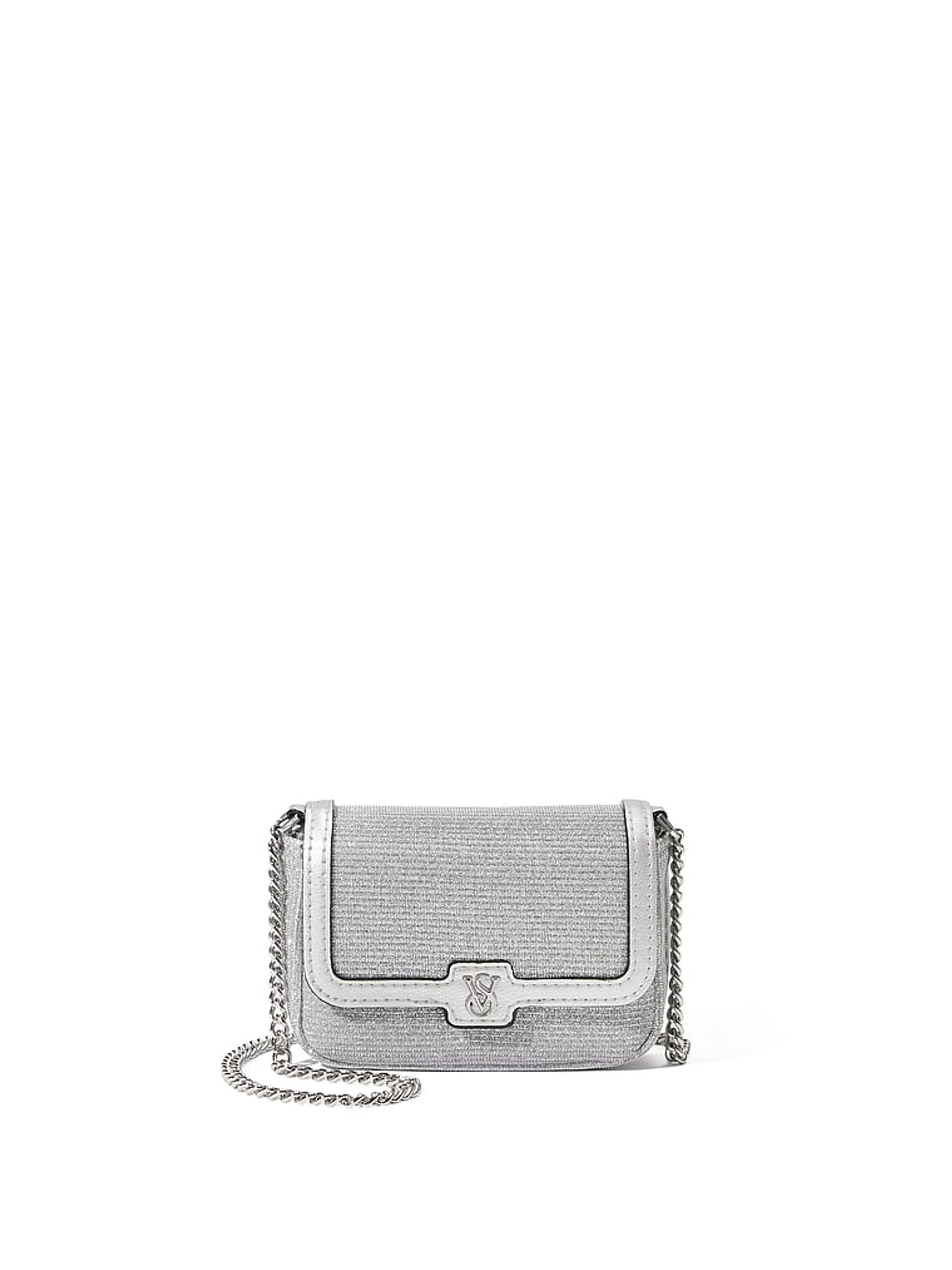 Silver Micro Crossbody Bag - Image 1 of 4