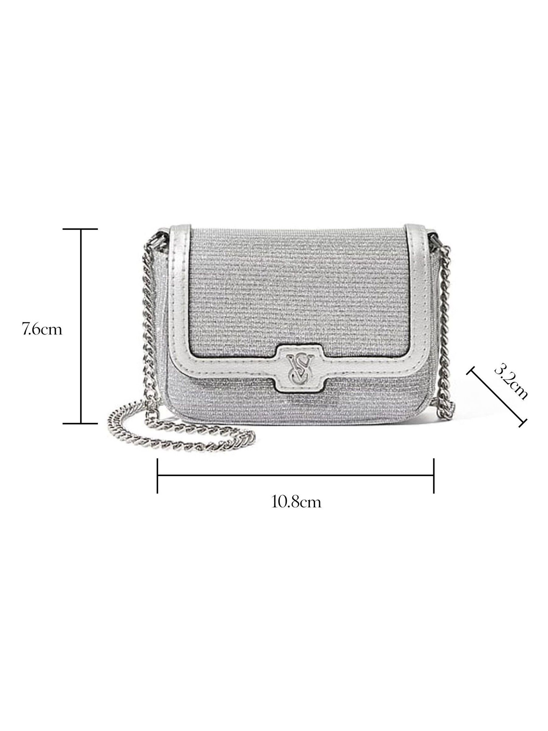 Silver Micro Crossbody Bag - Image 4 of 4