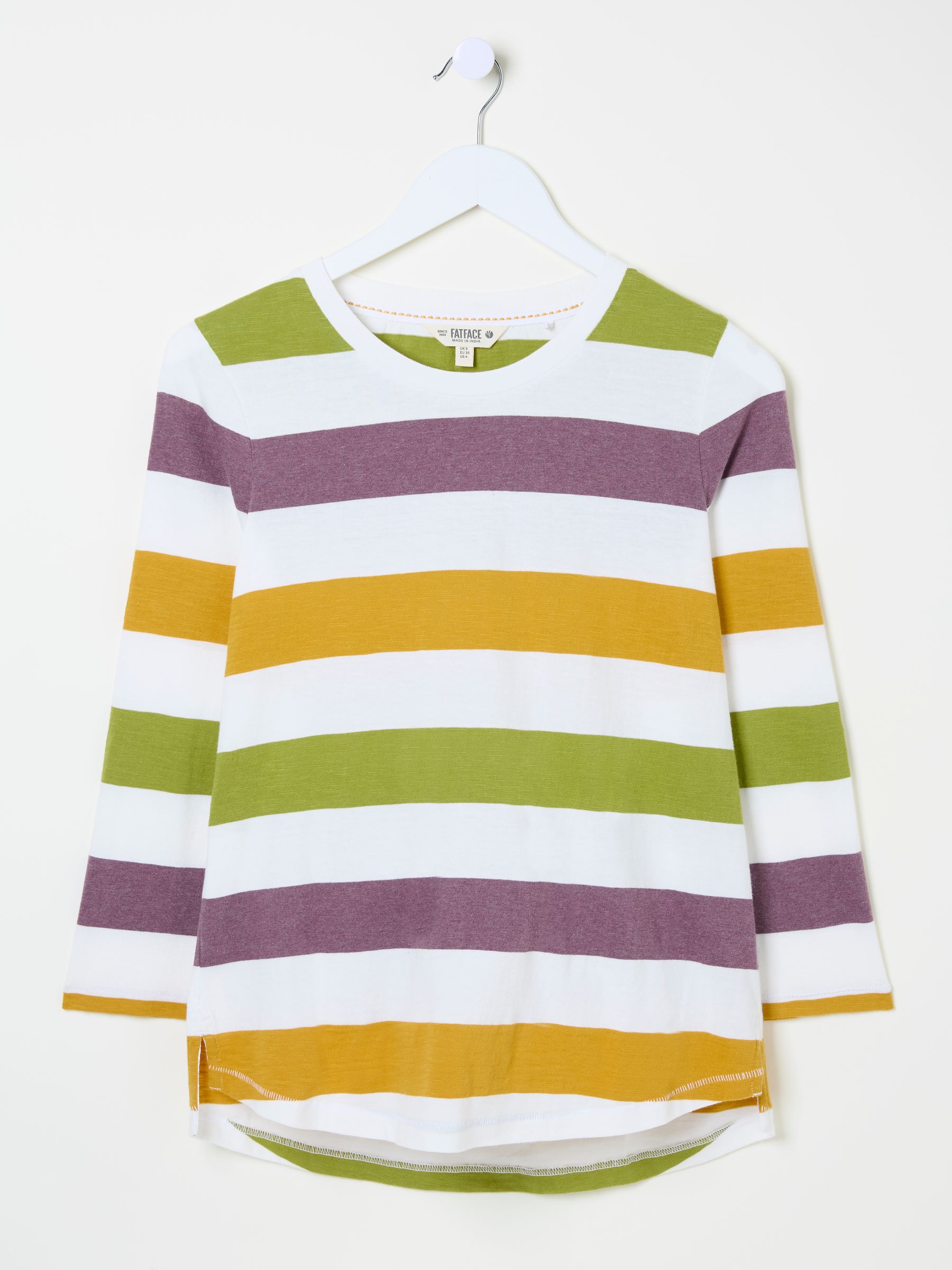 Natalie Ivory 3/4 Sleeve 100% Cotton Top - Image 6 of 6