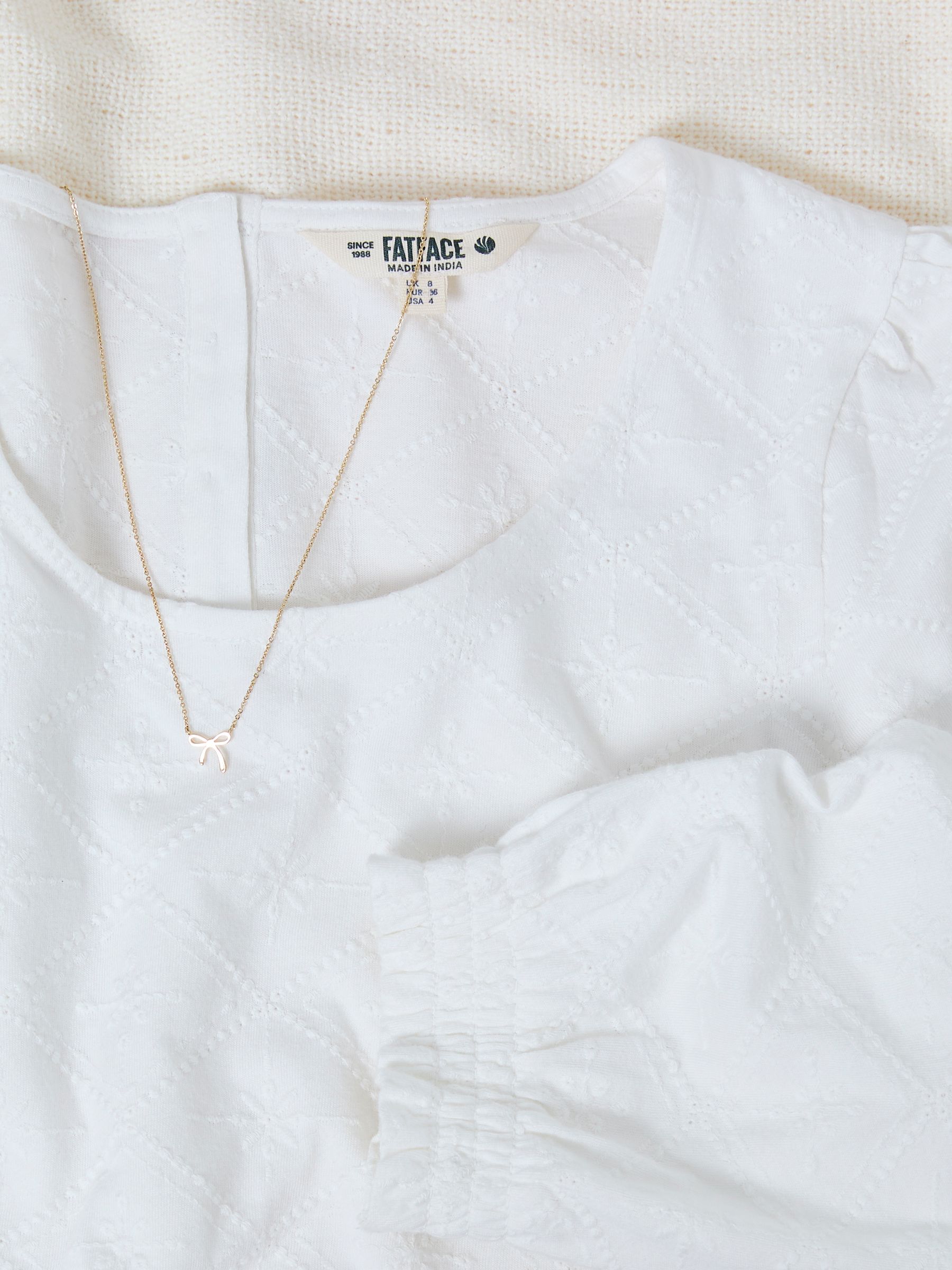 Polly White Broderie Top - Image 1 of 11