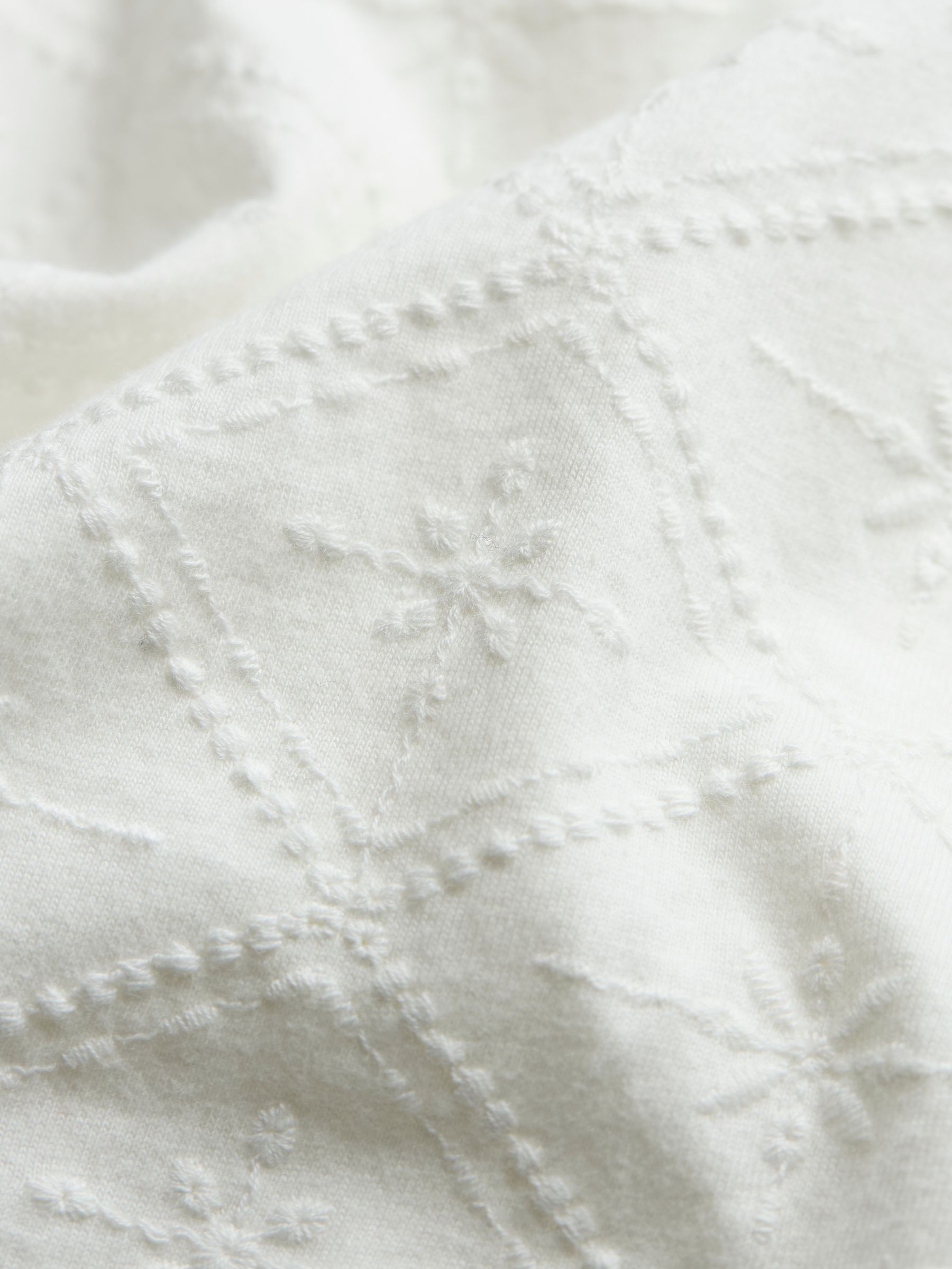 Polly White Broderie Top - Image 11 of 11