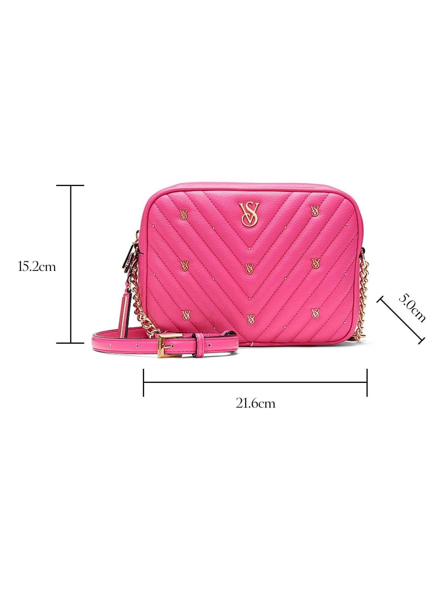 Hot Pink Crossbody Bag - Image 3 of 4