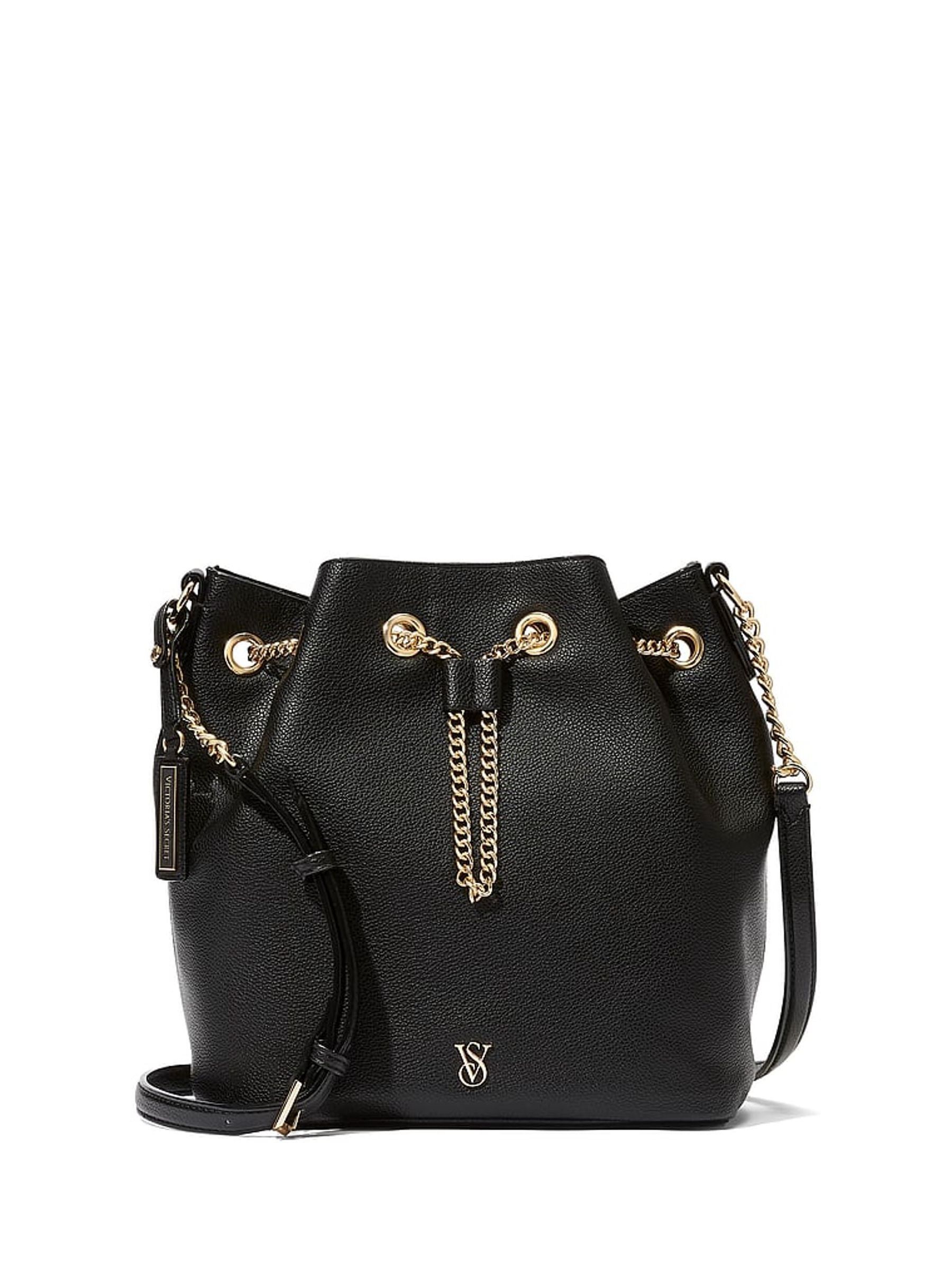 Black Bucket Crossbody Bag - Image 1 of 4