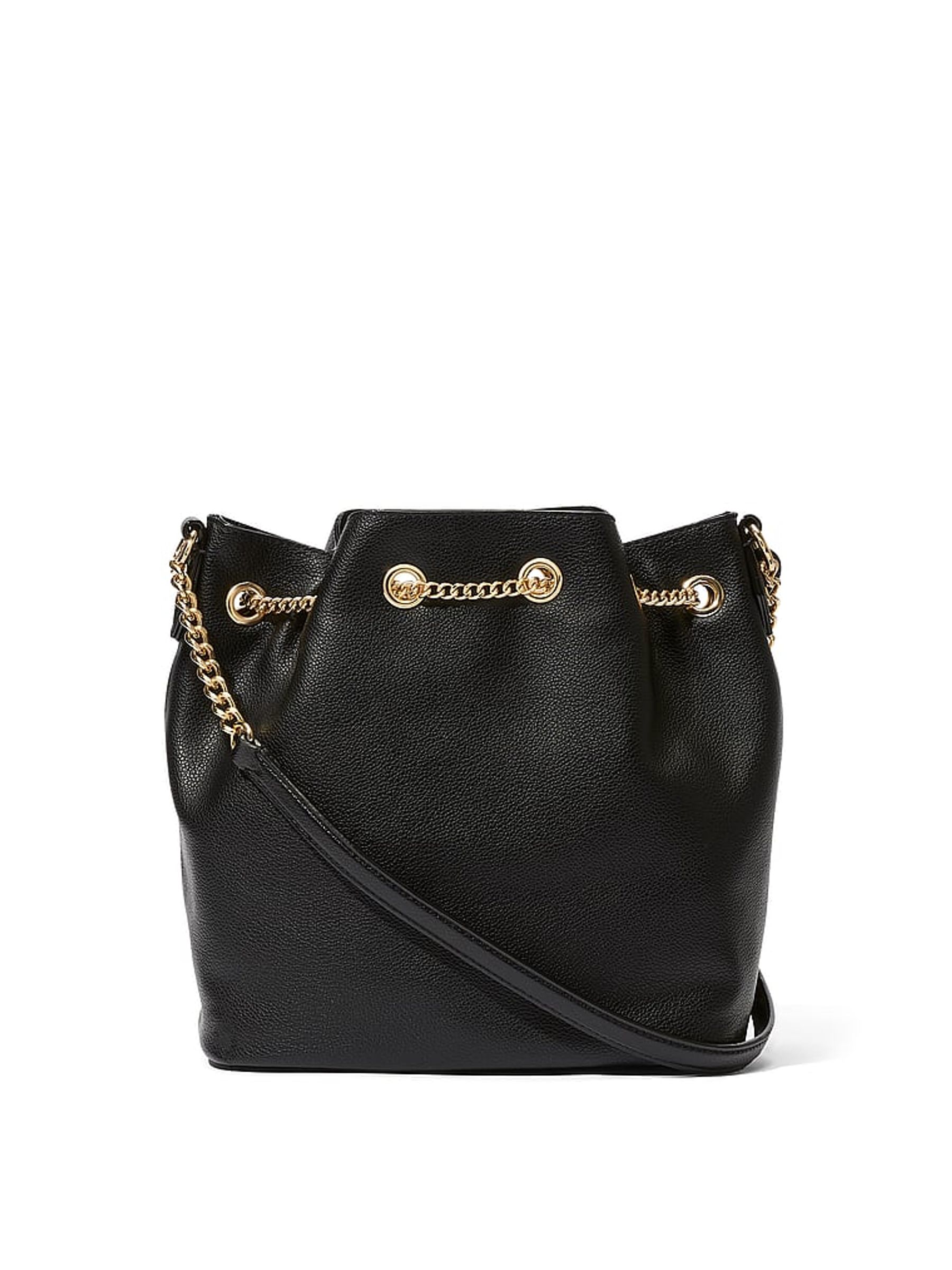 Black Bucket Crossbody Bag - Image 2 of 4