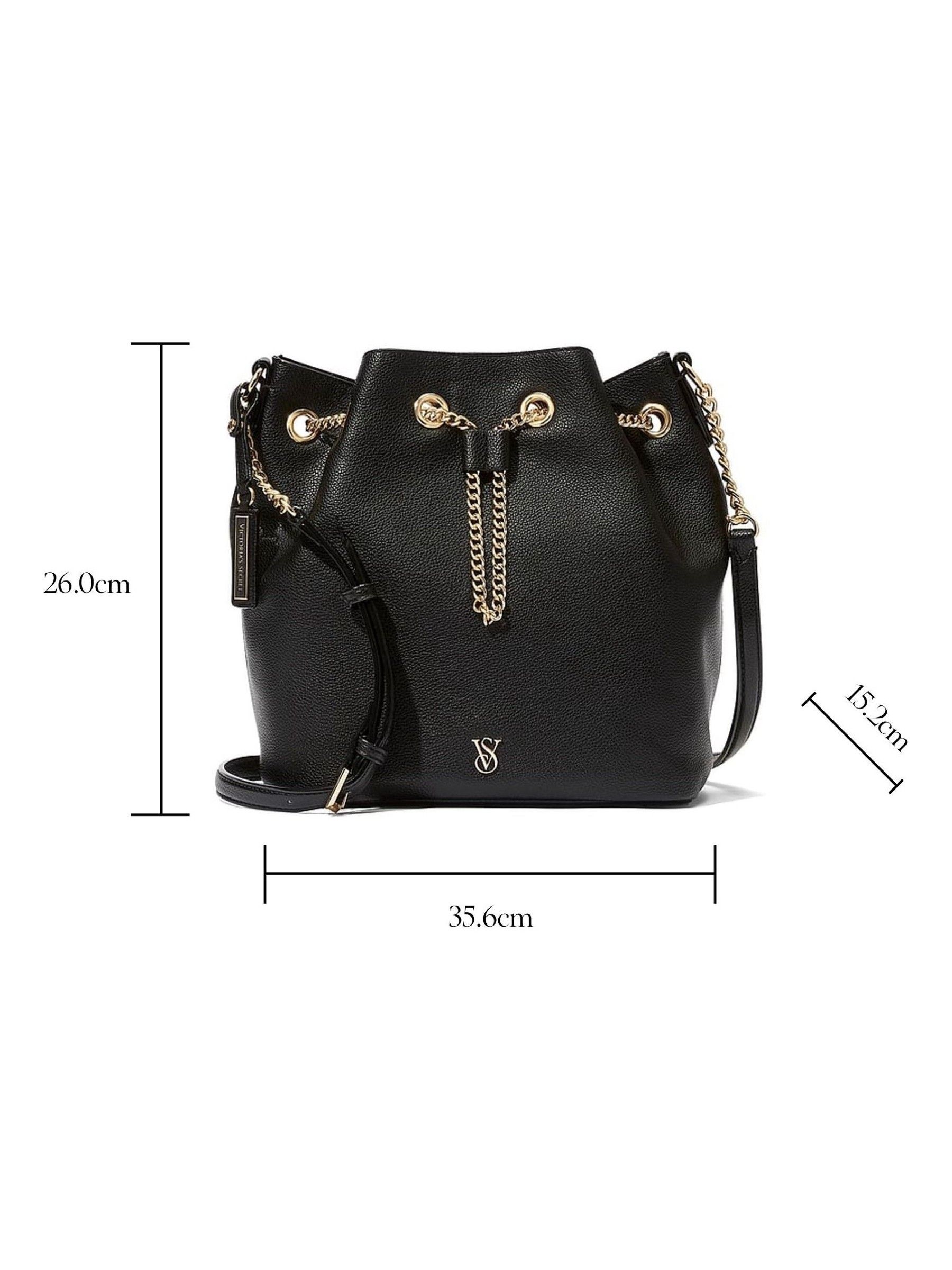 Black Bucket Crossbody Bag - Image 4 of 4