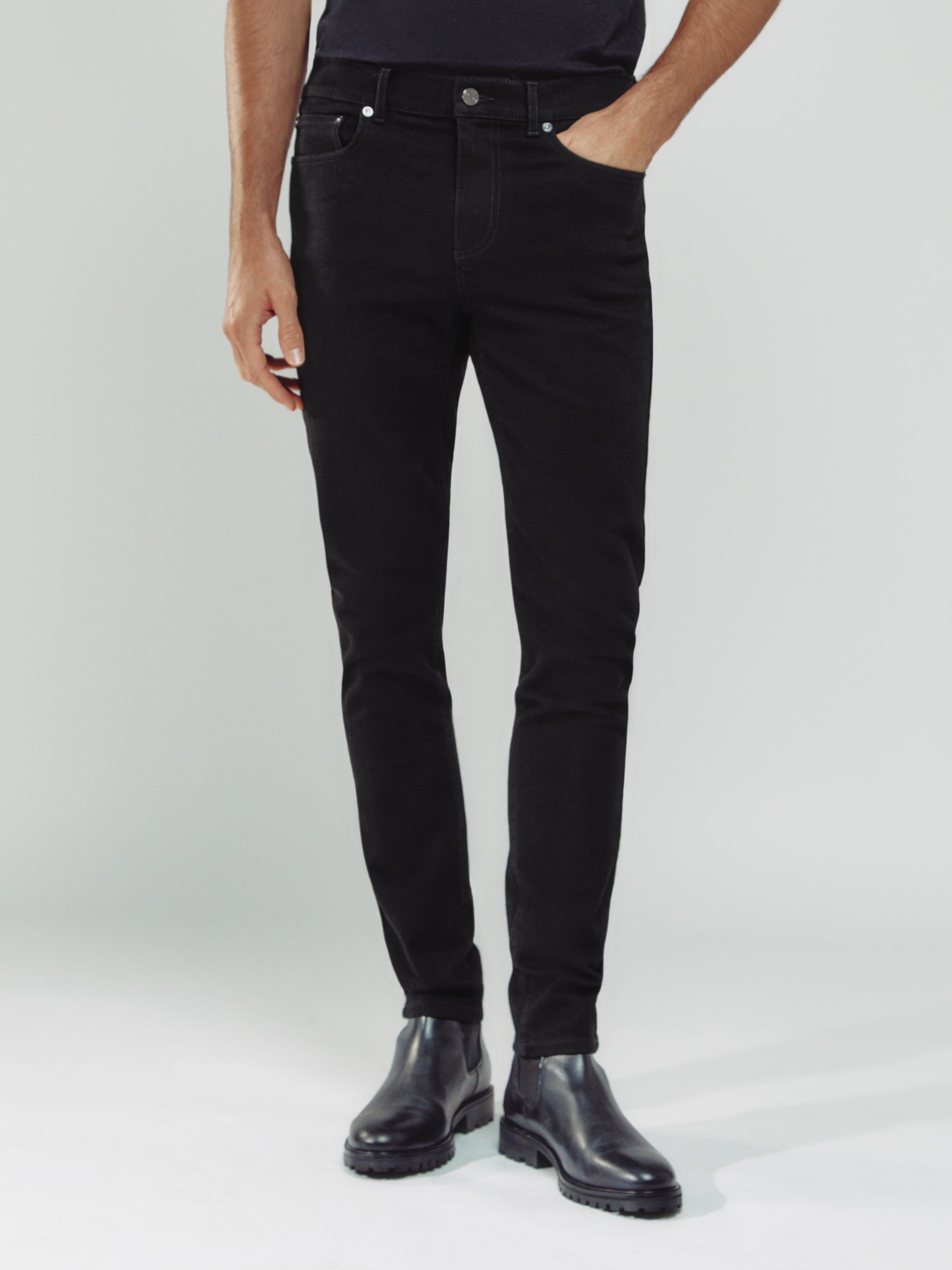 Skinny-Fit Jeans in Stay Black - image 4
