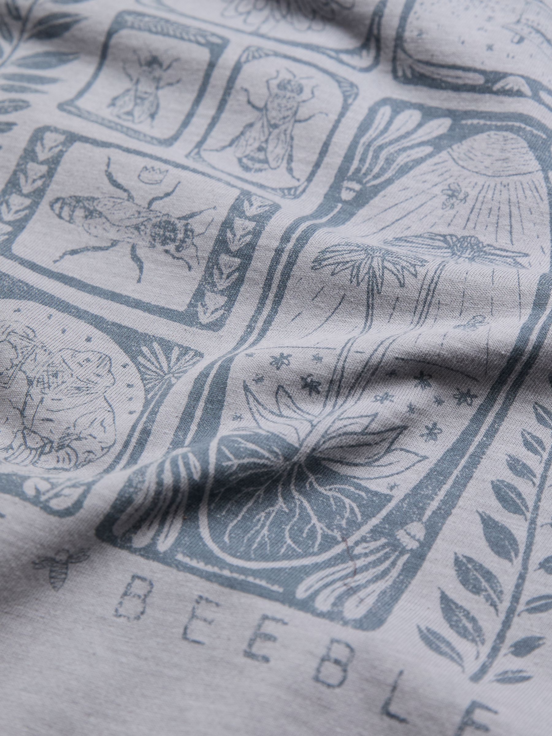 Grey Beeble Tile Graphic T-Shirt - Image 5 of 5