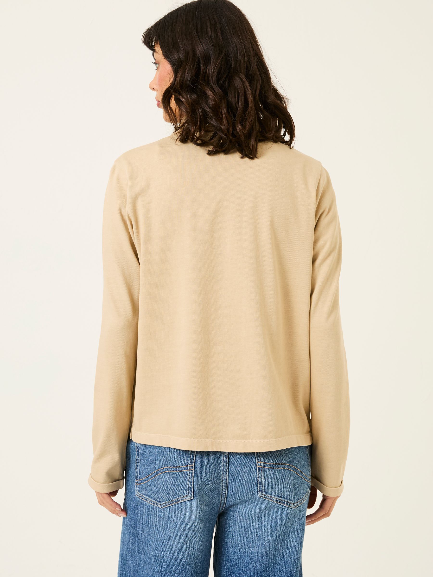 Jess Natural 100% Cotton Jersey Shirt - Image 2 of 6