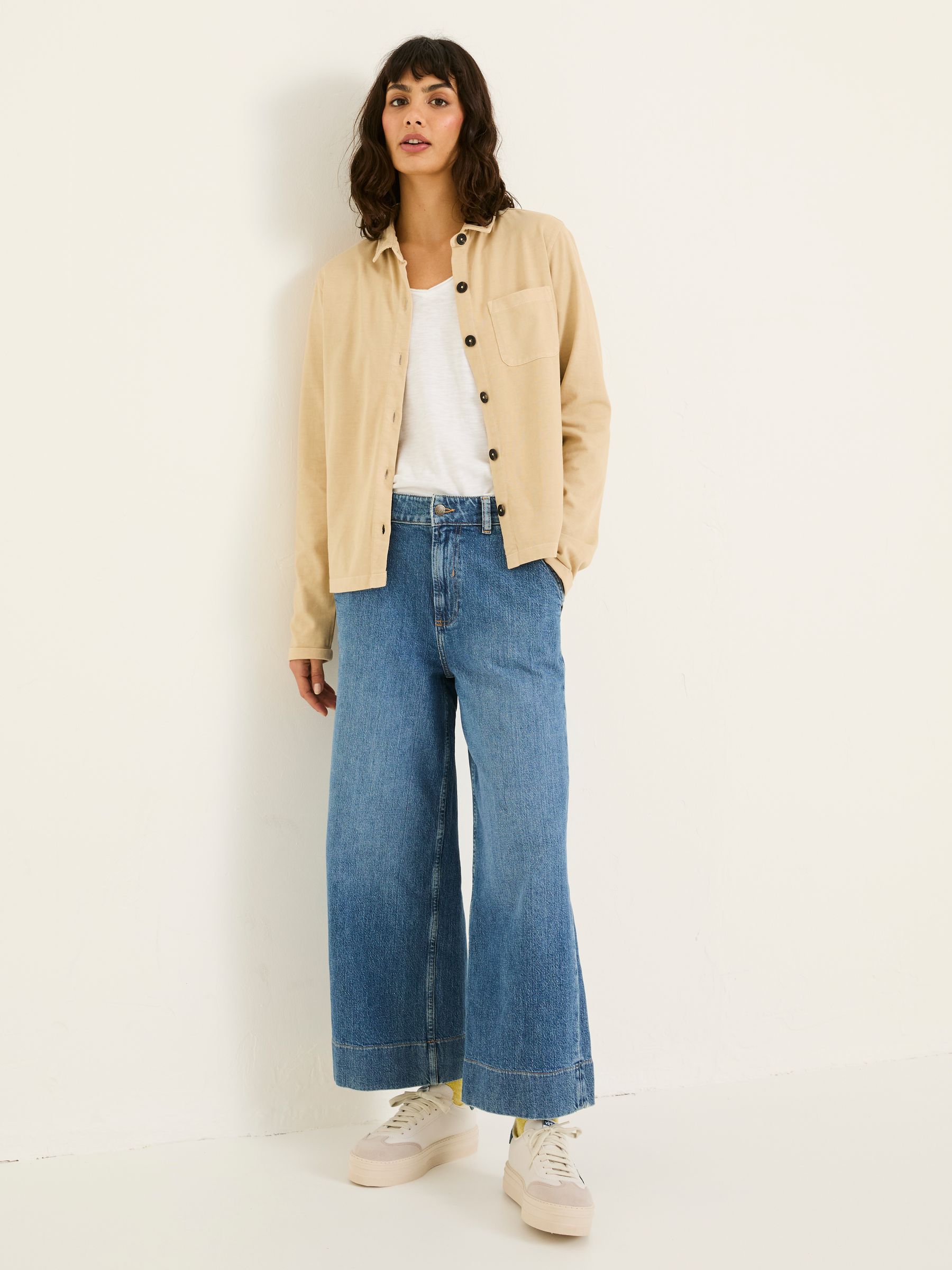 Jess Natural 100% Cotton Jersey Shirt - Image 3 of 6