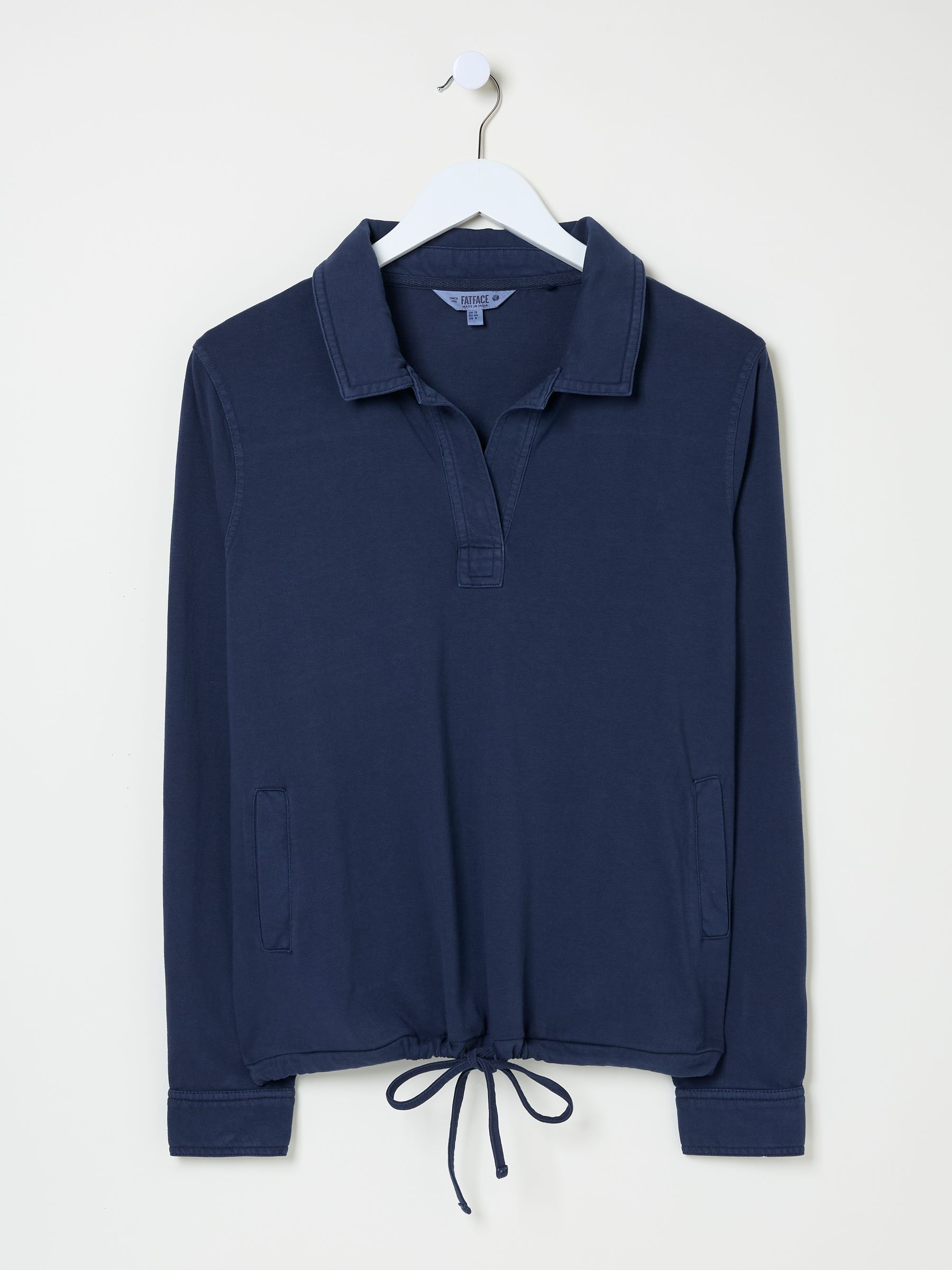 Jess Navy Popover Jersey Shirt - Image 5 of 5