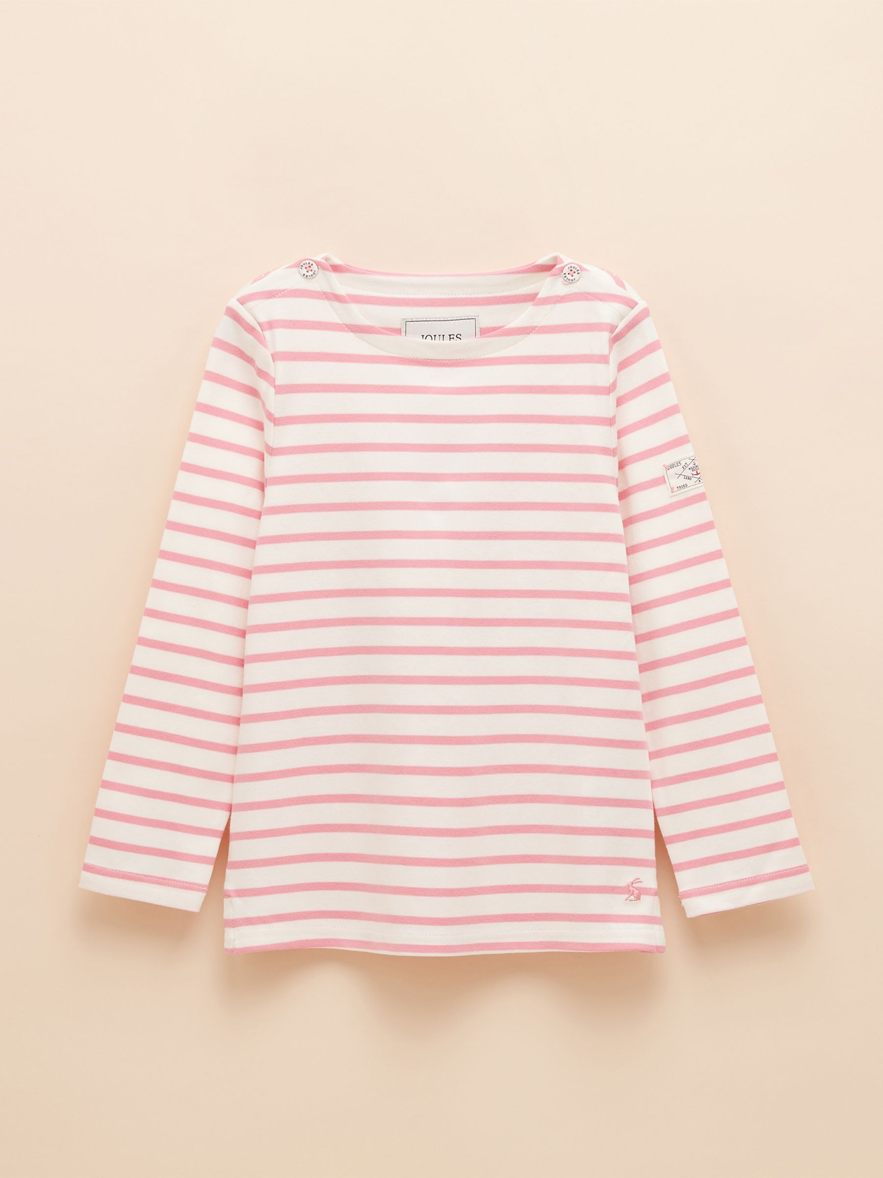 Girls' Harbour Pink & Blue Pack of Two Long Sleeve Jersey Top - Image 3 of 8