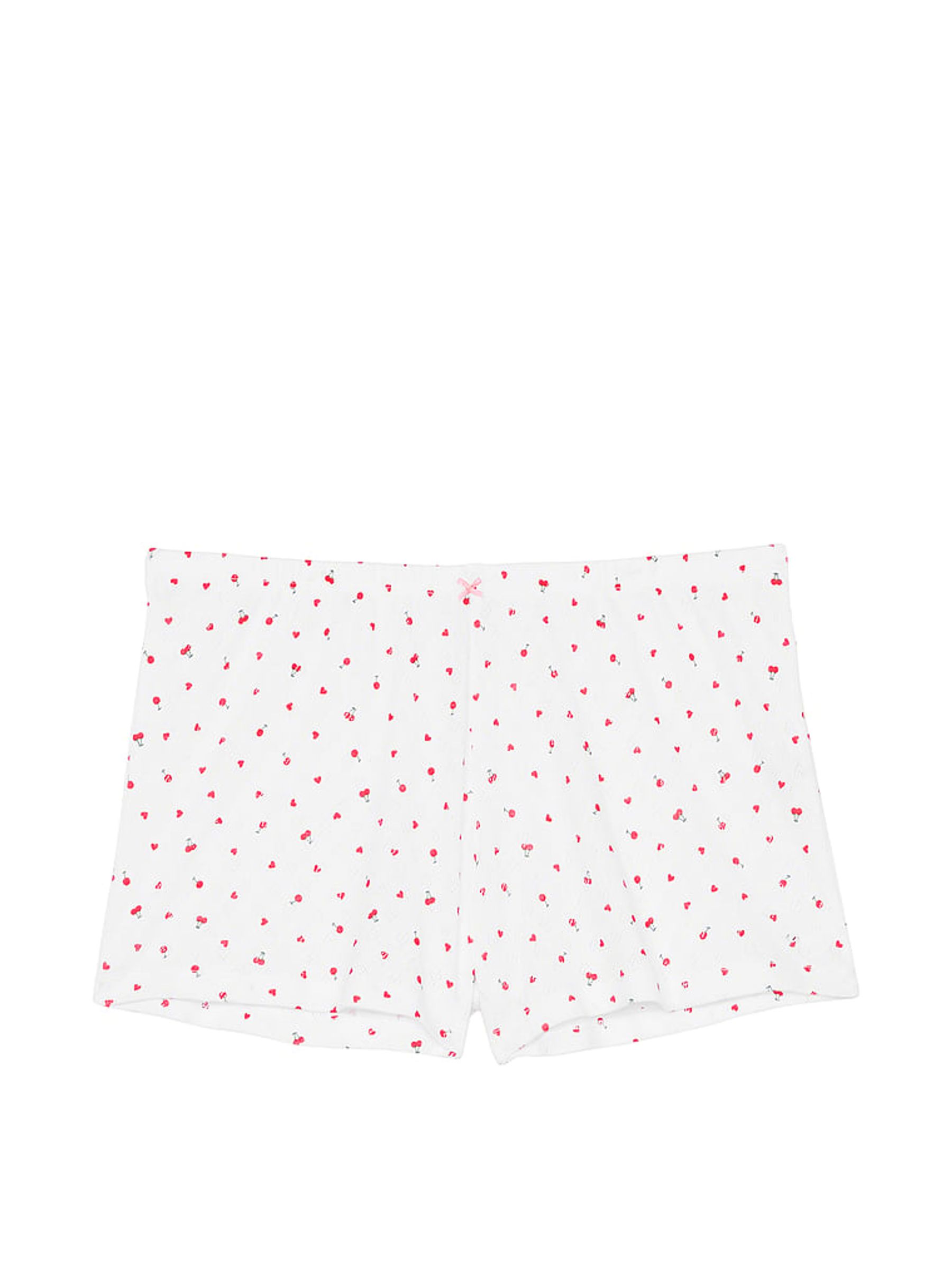 White Hearts Short Pyjama Bottoms - Image 3 of 3 White Hearts Short Pyjama Bottoms - Image 3 of 3