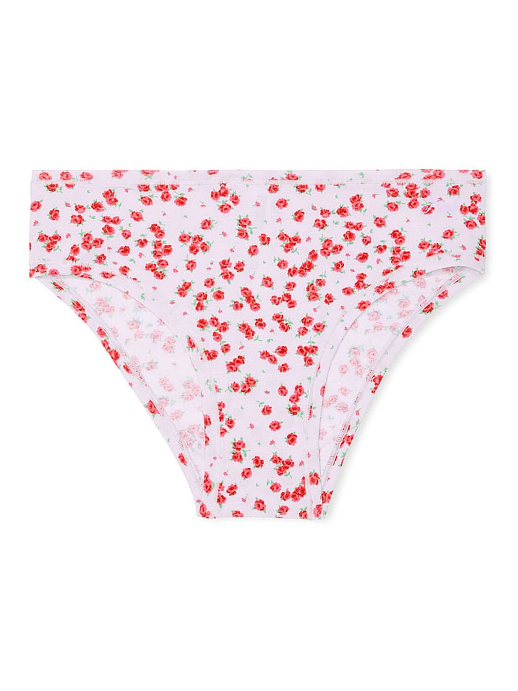 Purple Whisper Floral Cheeky Cotton Knickers - Image 3 of 3