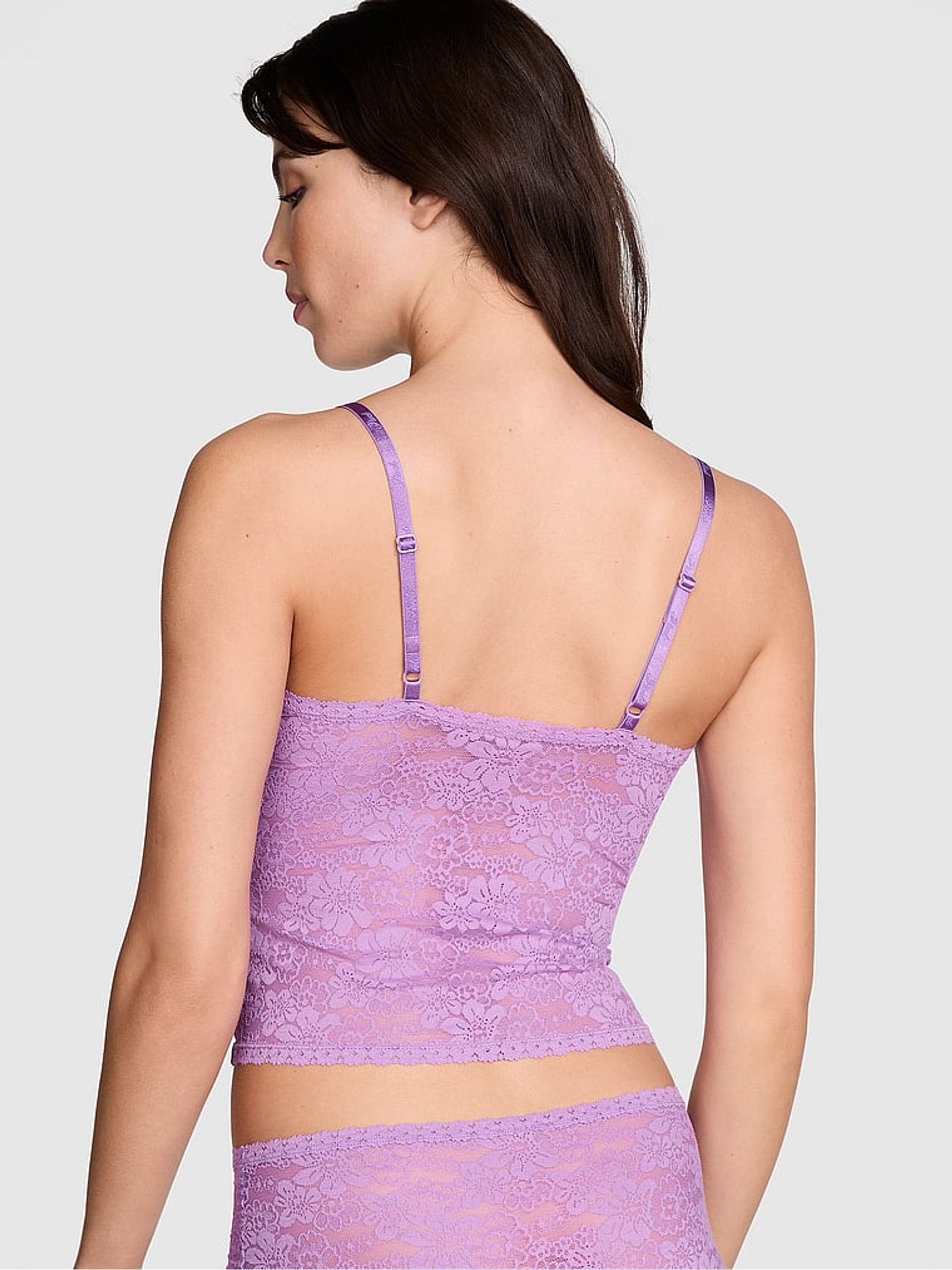 Grape Taffy Purple Pyjama Cami Top - Image 2 of 3