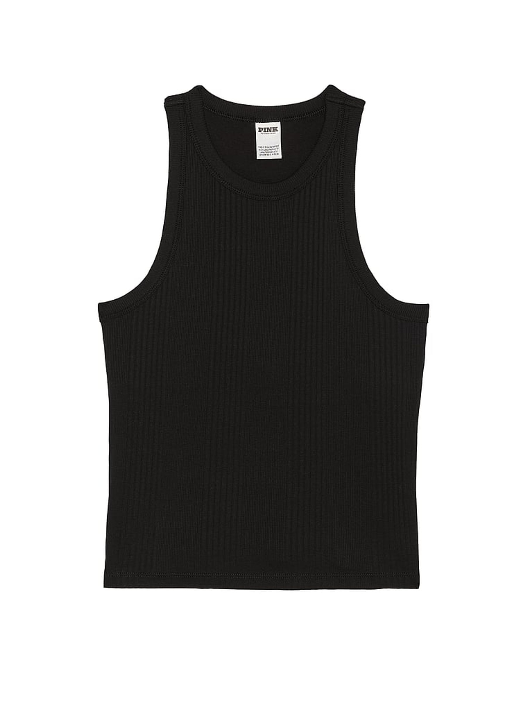 Black Rib Tank Top - Image 3 of 3